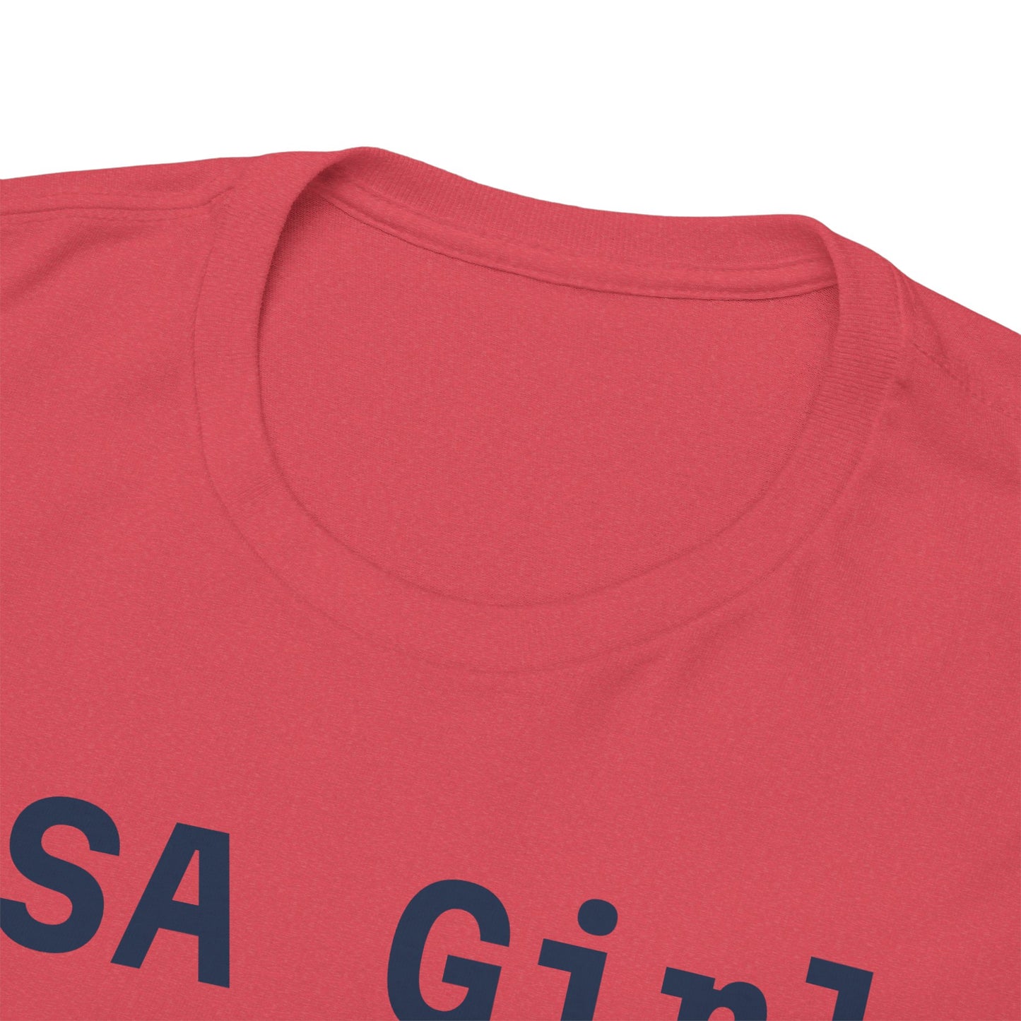 "USA Girl" - Amazing Unisex Heavy Cotton Short Sleeve Tee Shirts!