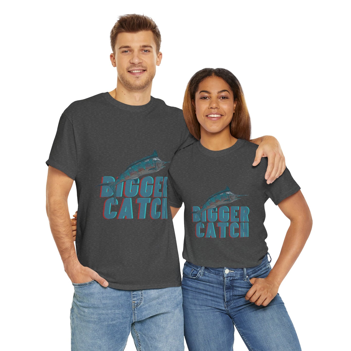 Big Catch - Amazing Unisex Heavy Cotton Short Sleeve Tee Shirts!