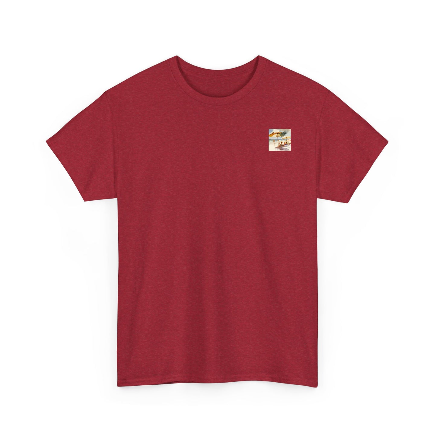 At the Beach Amazing Unisex Heavy Cotton Short Sleeve Tee Shirts!