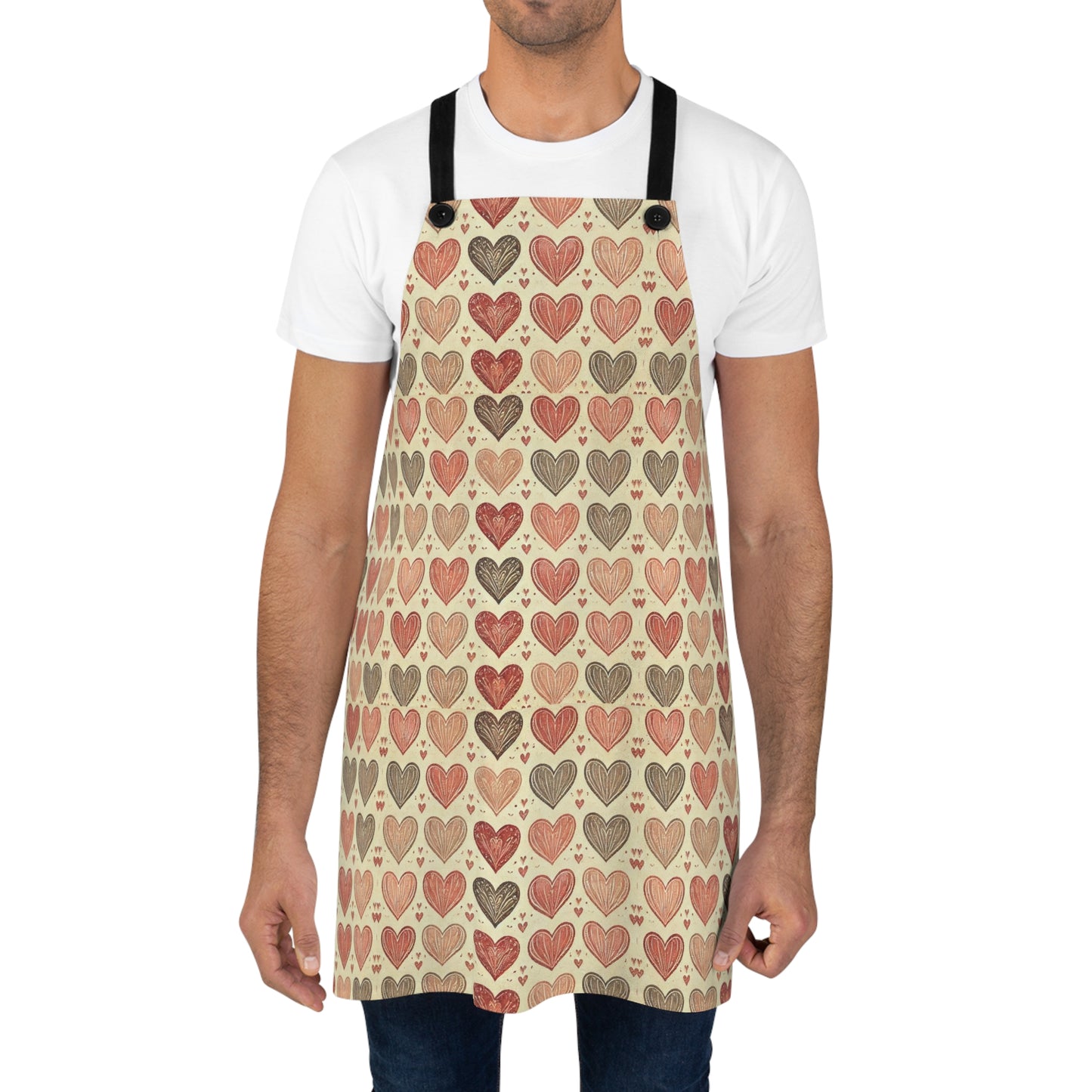 Boho Valentine Heart Apron