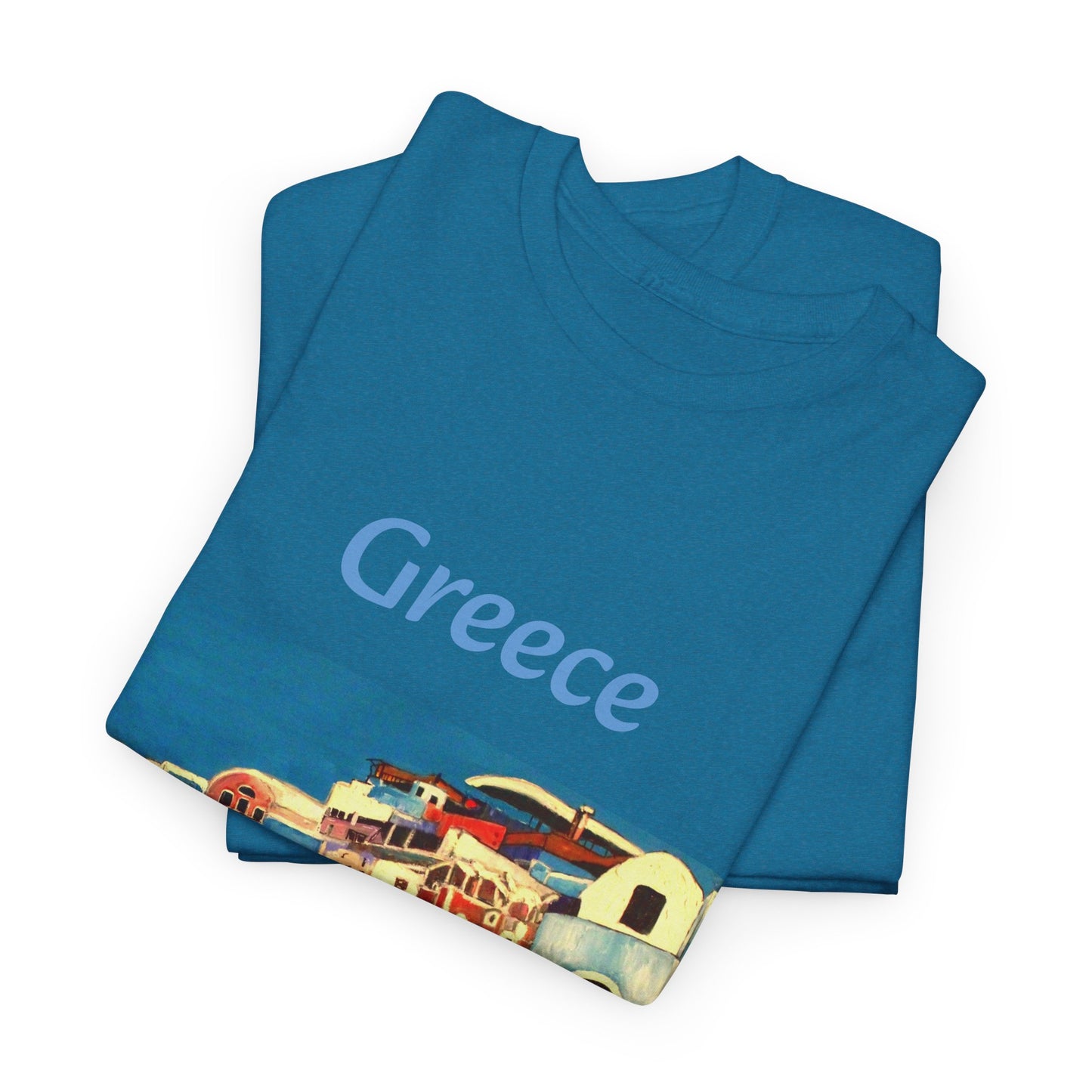 Greece - Amazing Unisex Heavy Cotton Short Sleeve Tee Shirts!