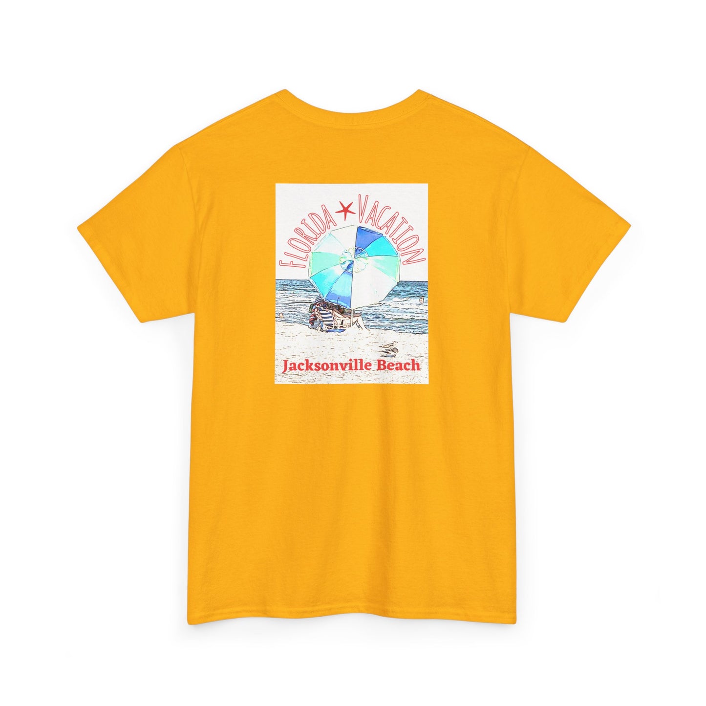Florida Vacation Jacksonville - Amazing Unisex Heavy Cotton Short Sleeve Tee Shirts!