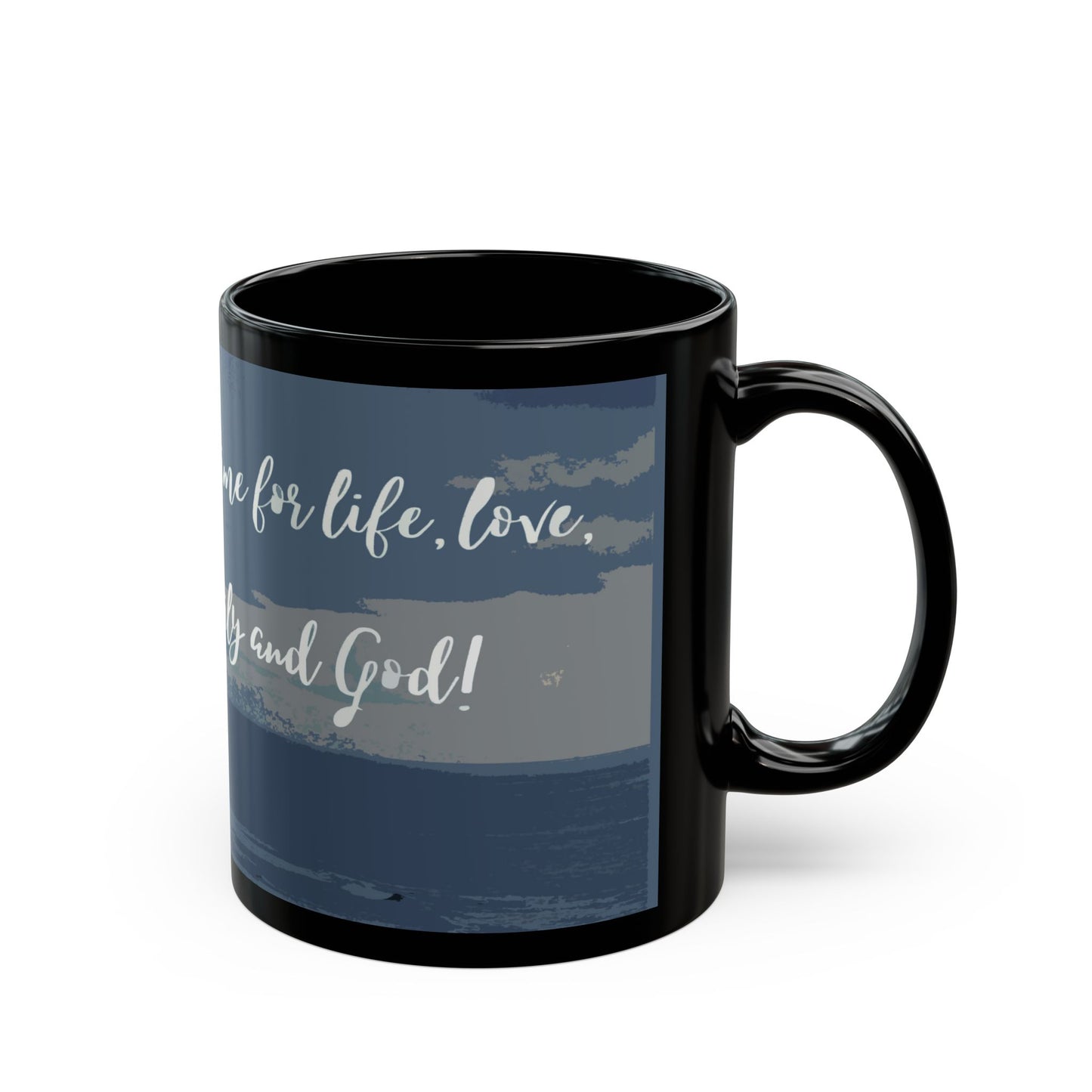 Take time for Time - 11 oz or 15 oz Ceramic Black Mugs