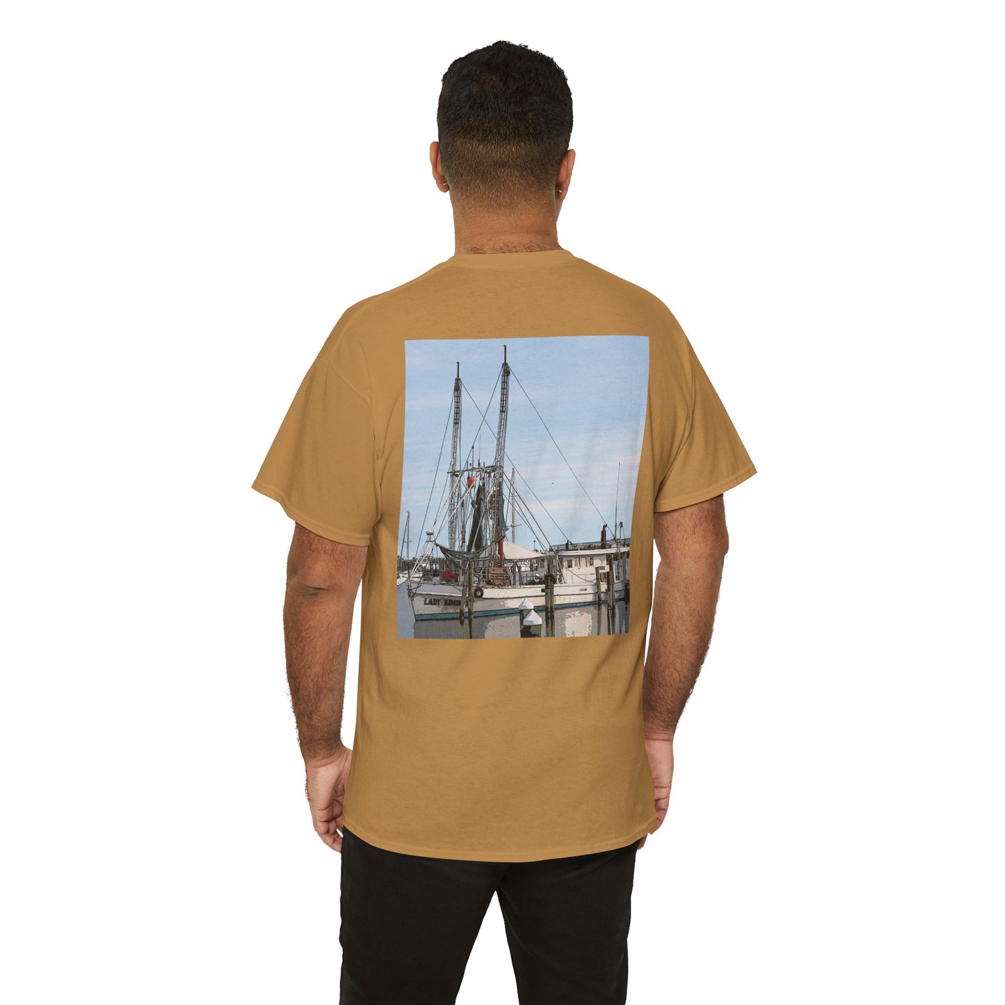 Shrimp Boat- Amazing Unisex Heavy Cotton Short Sleeve Tee Shirts!