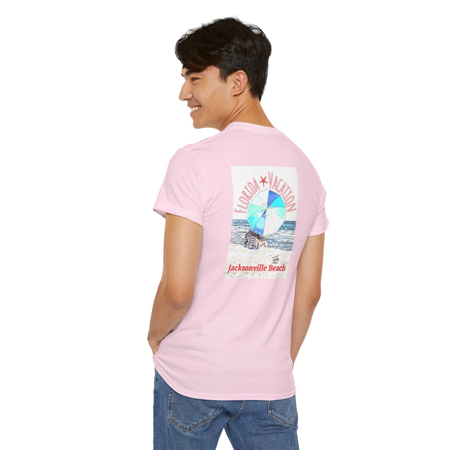 Florida Vacation Jacksonville - Amazing Unisex Heavy Cotton Short Sleeve Tee Shirts!