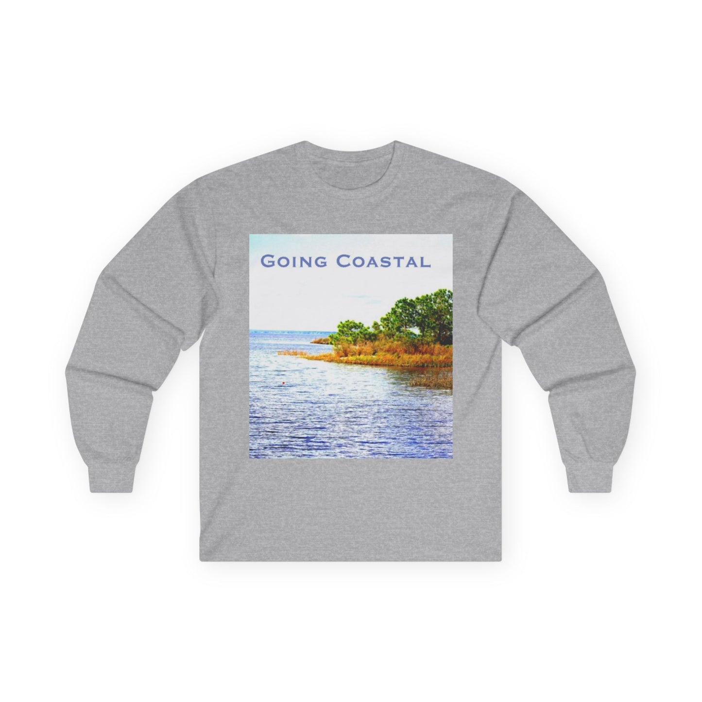 "Going Coastal" Long Sleeve Casual Unisex Tee Shirt