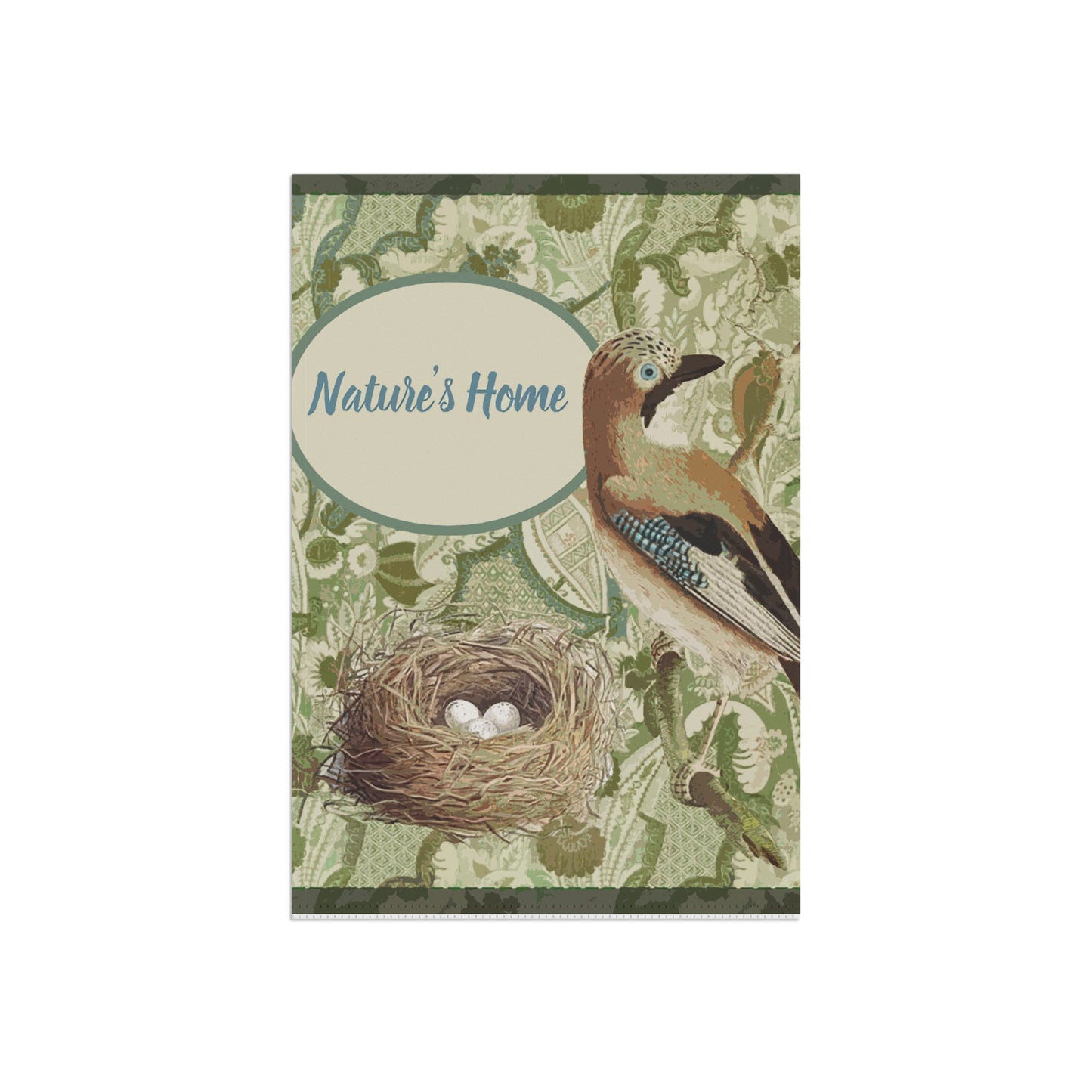 Nature's Home. Garden & House Banner