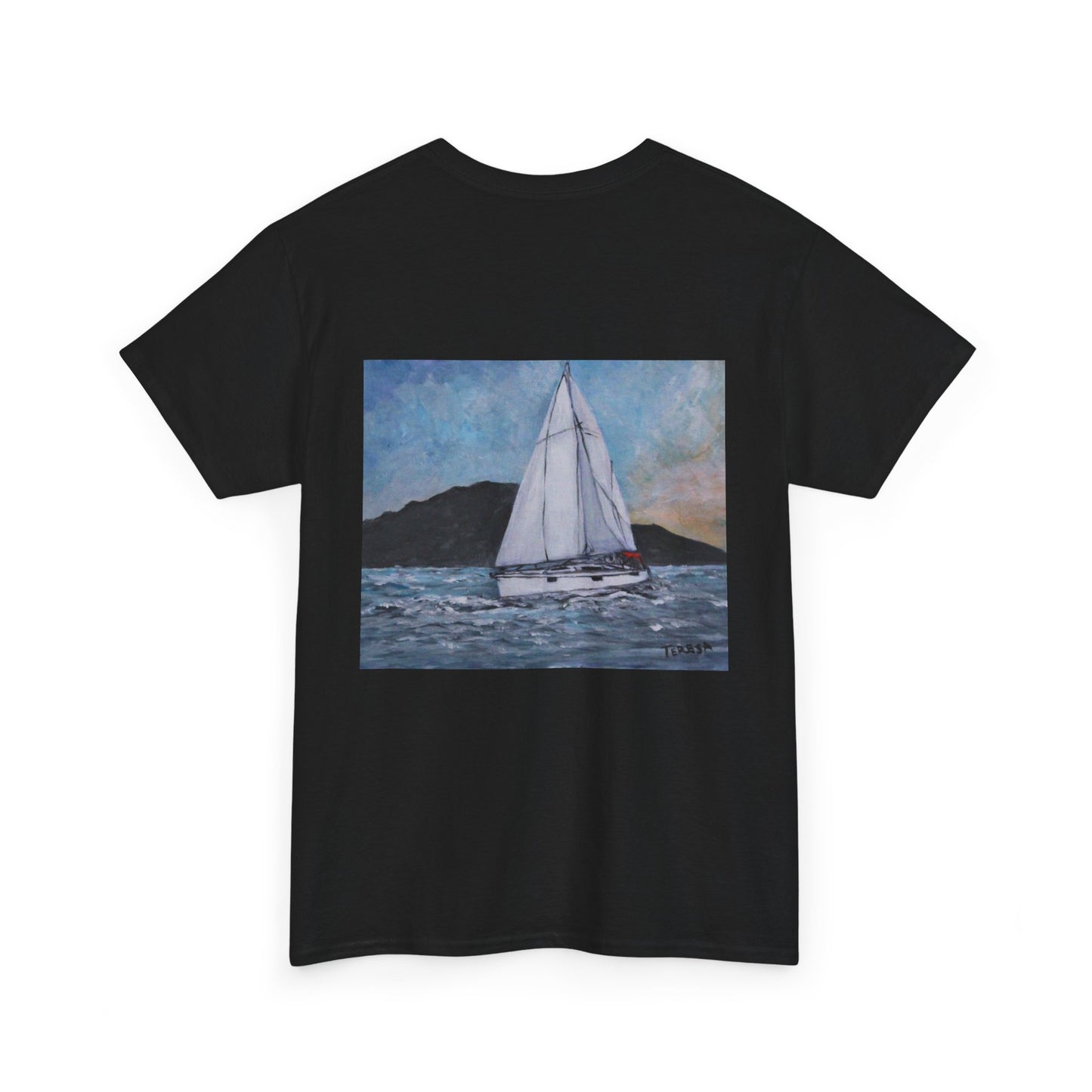 Smoothly Sailing - Amazing Unisex Heavy Cotton Short Sleeve Tee Shirts!