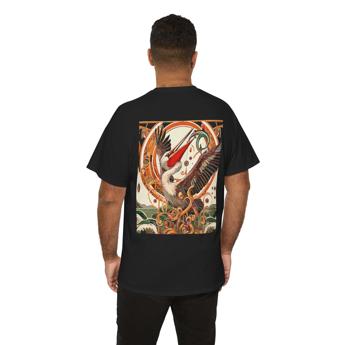 Magnificent Bird - Amazing Unisex Heavy Cotton Short Sleeve Tee Shirts!