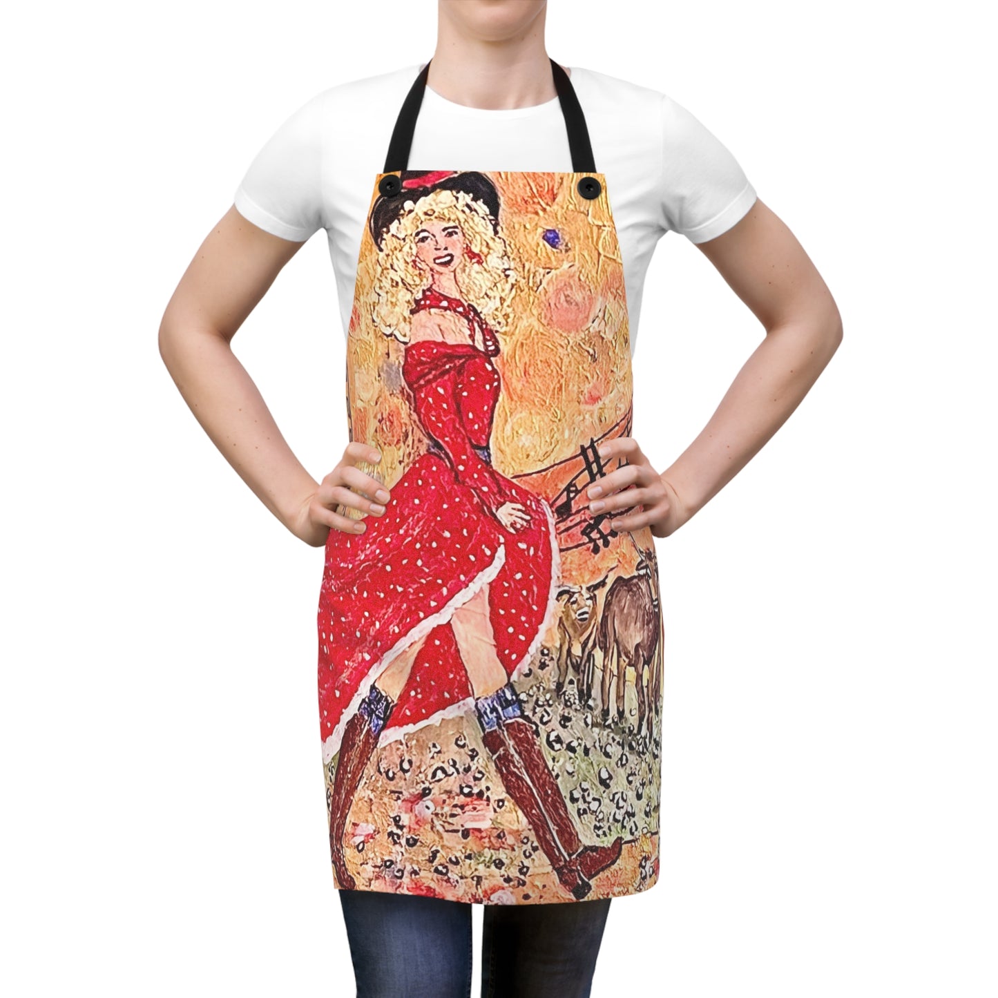 Singing Cowgirl Apron