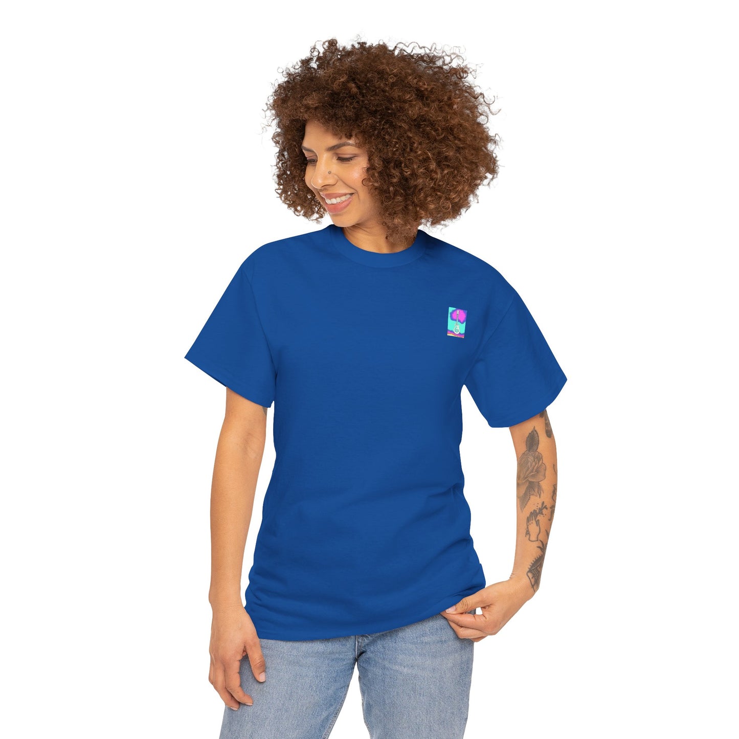 Psychedelic Guitar- Amazing Unisex Heavy Cotton Short Sleeve Tee Shirts!
