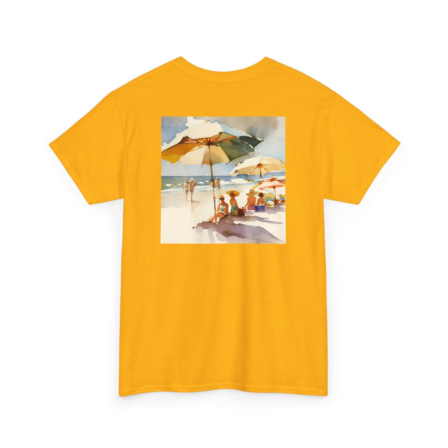 At the Beach Amazing Unisex Heavy Cotton Short Sleeve Tee Shirts!
