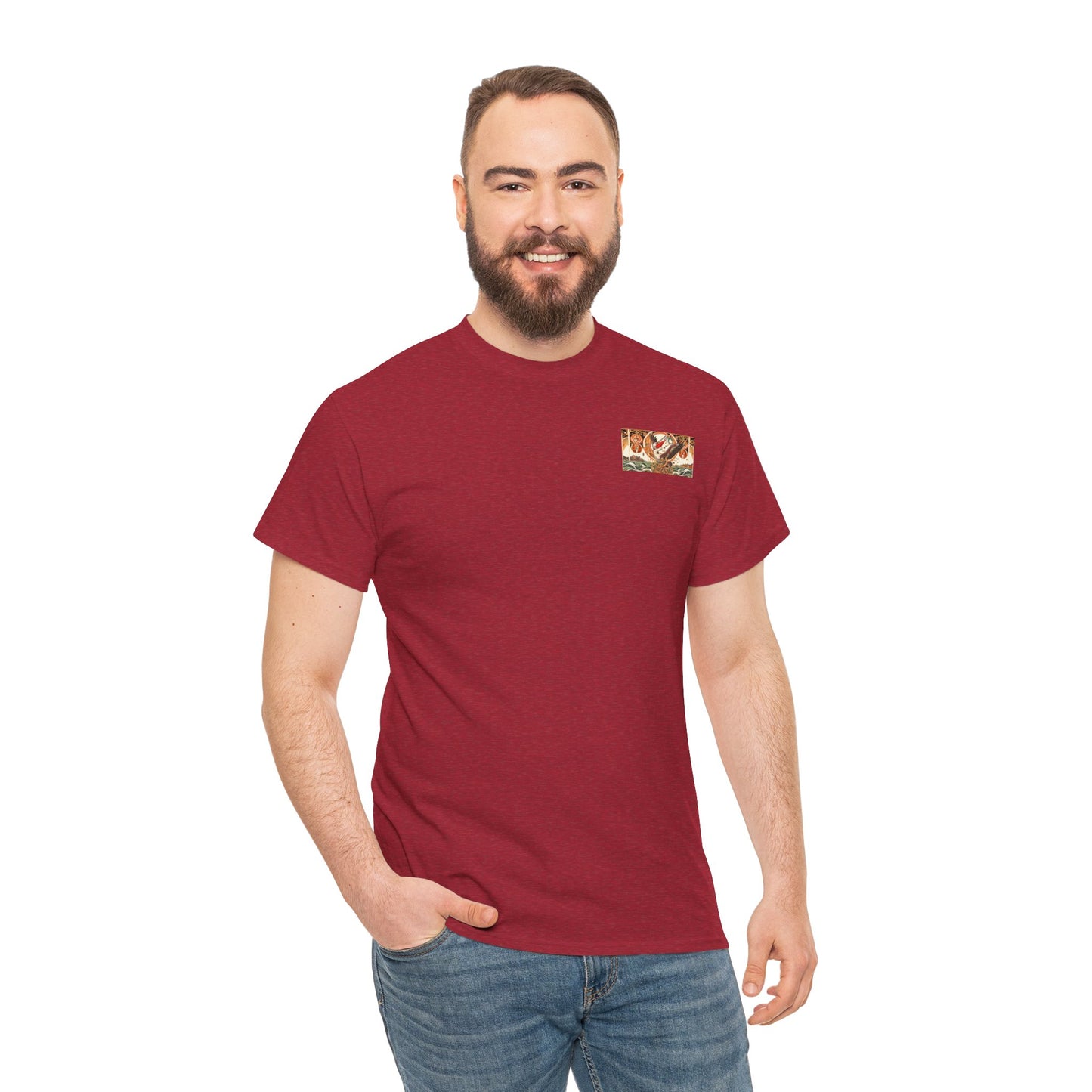 Magnificent Bird - Amazing Unisex Heavy Cotton Short Sleeve Tee Shirts!