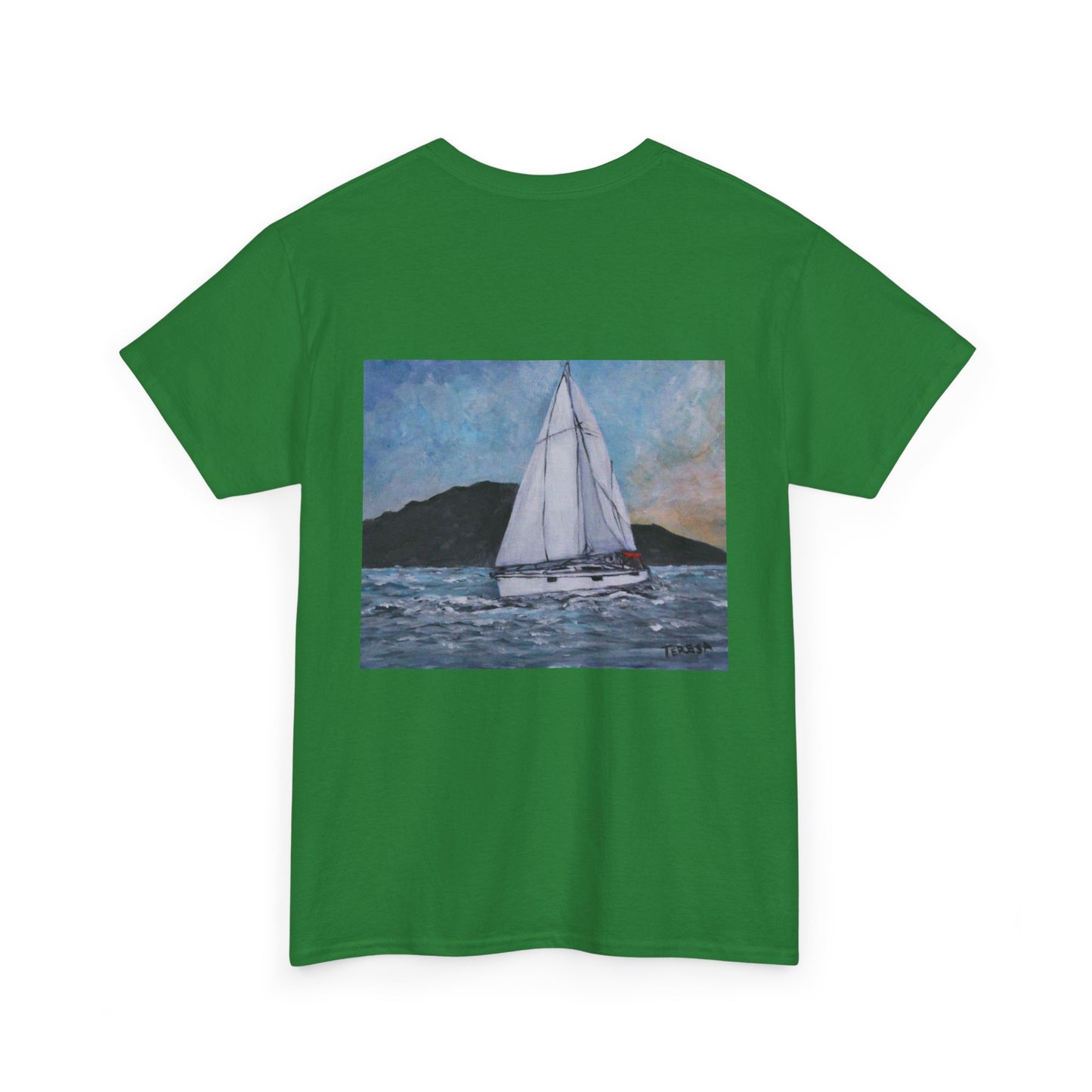 Smoothly Sailing - Amazing Unisex Heavy Cotton Short Sleeve Tee Shirts!