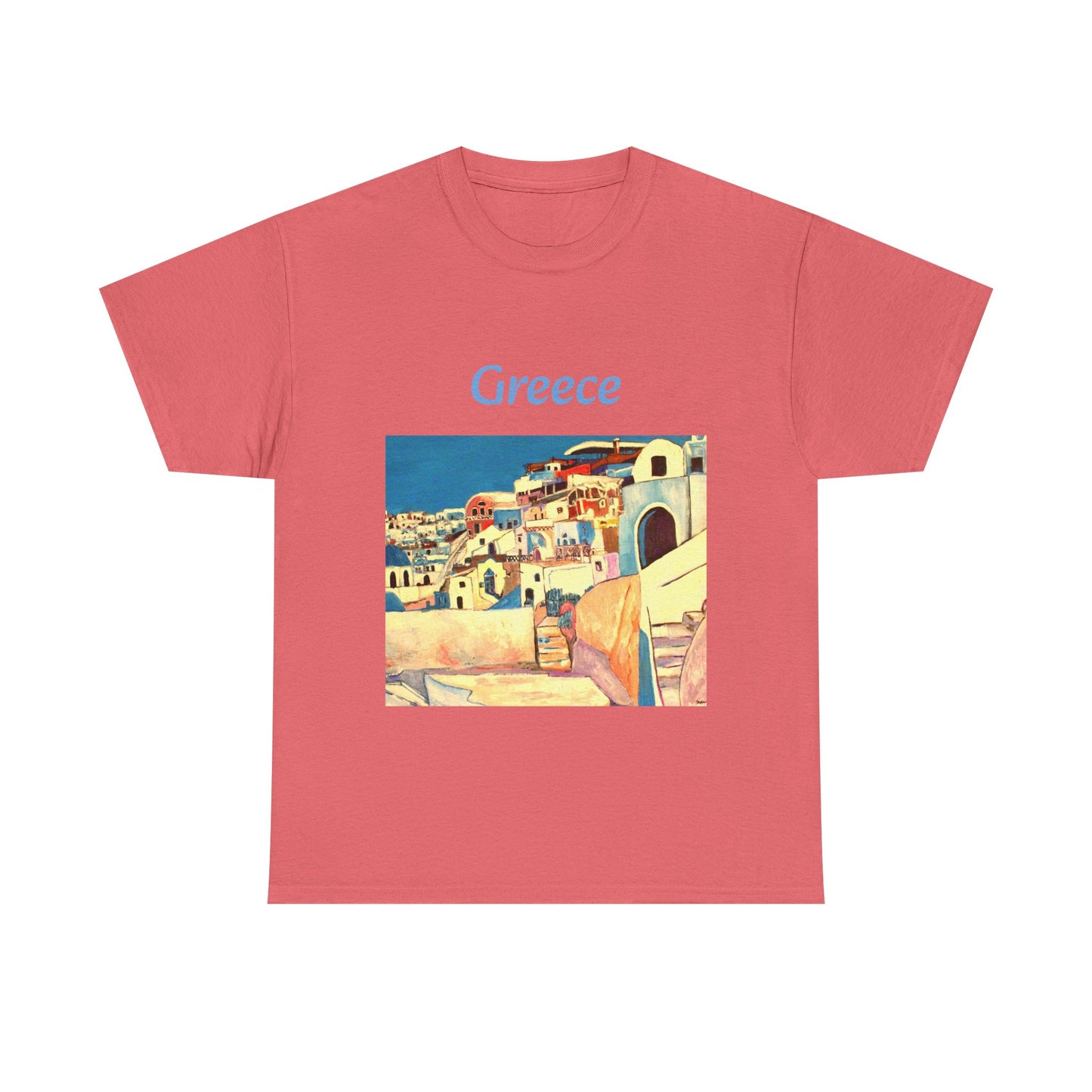 Greece - Amazing Unisex Heavy Cotton Short Sleeve Tee Shirts!