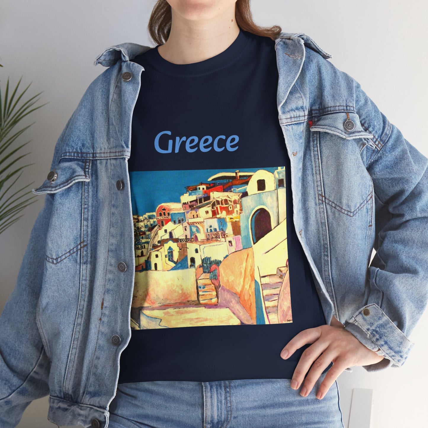Greece - Amazing Unisex Heavy Cotton Short Sleeve Tee Shirts!