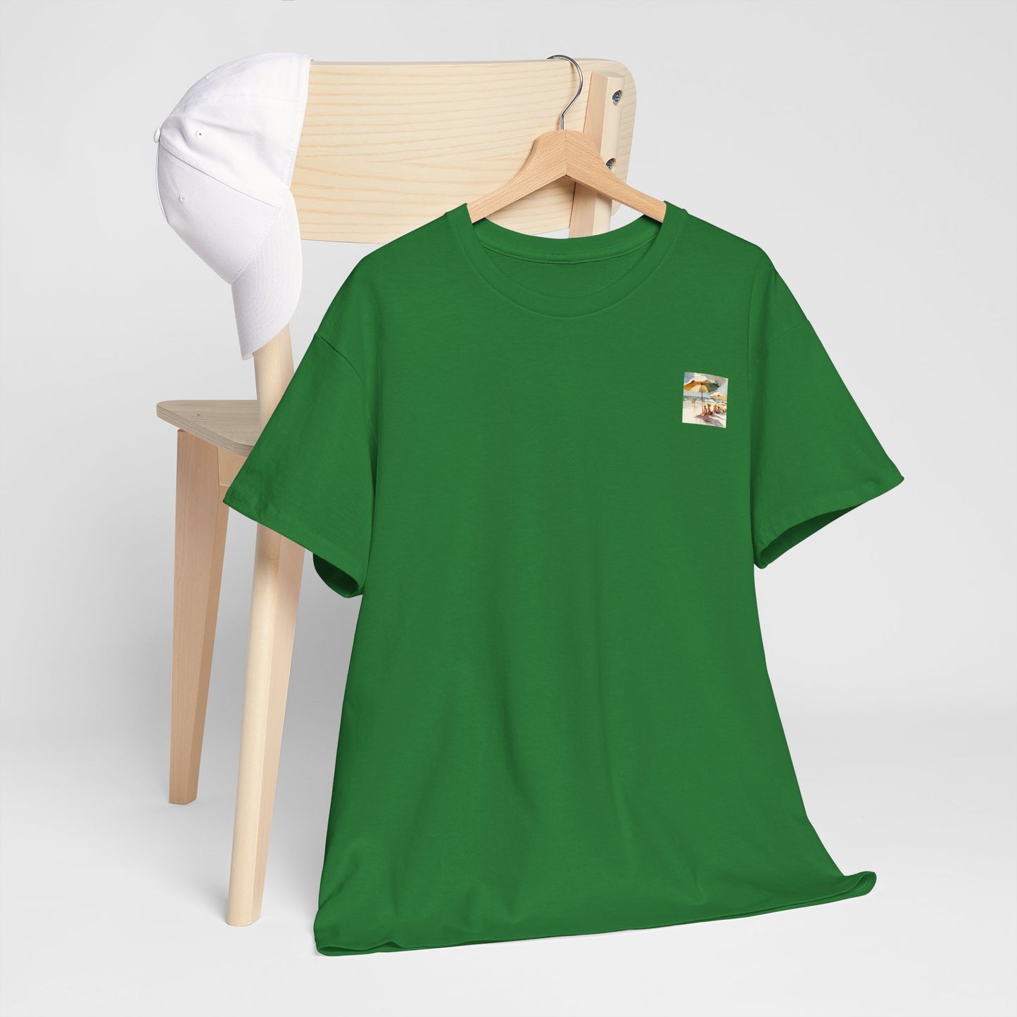 At the Beach Amazing Unisex Heavy Cotton Short Sleeve Tee Shirts!
