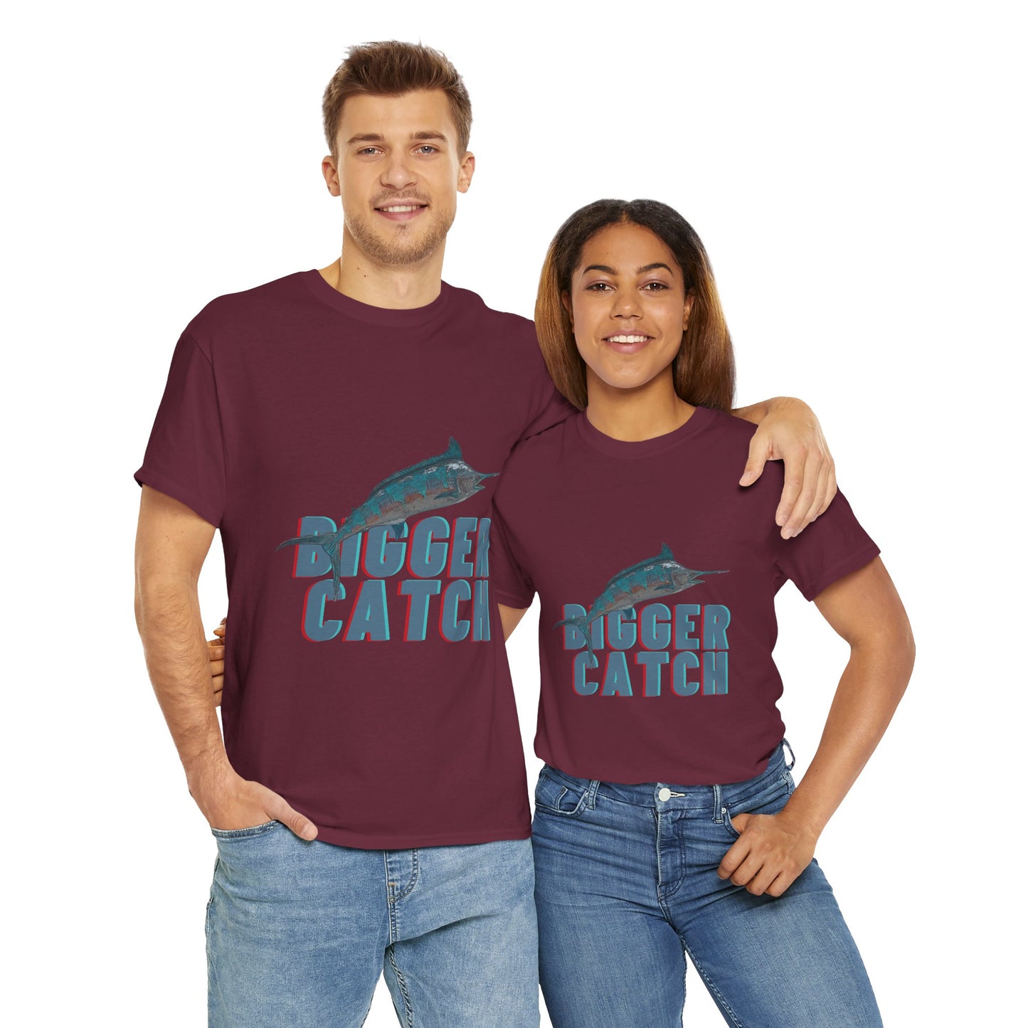Big Catch - Amazing Unisex Heavy Cotton Short Sleeve Tee Shirts!