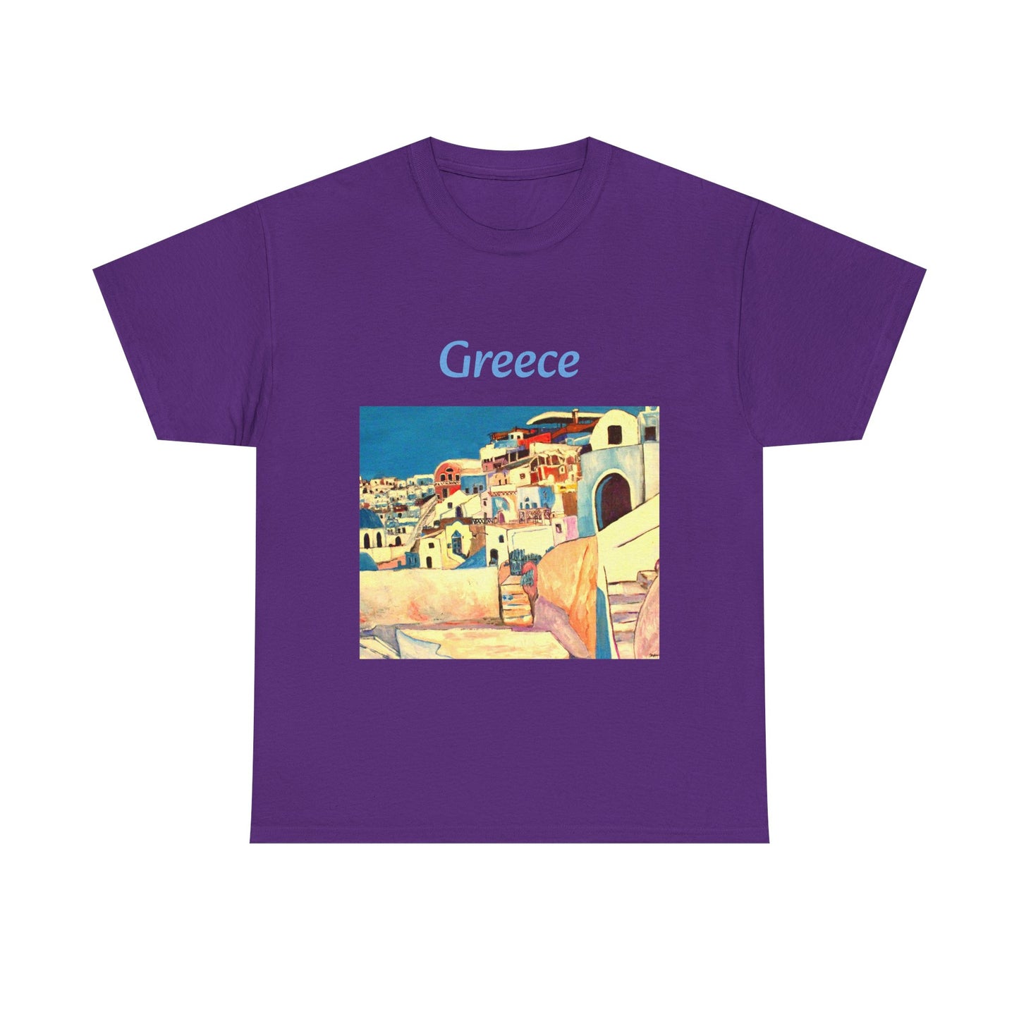 Greece - Amazing Unisex Heavy Cotton Short Sleeve Tee Shirts!