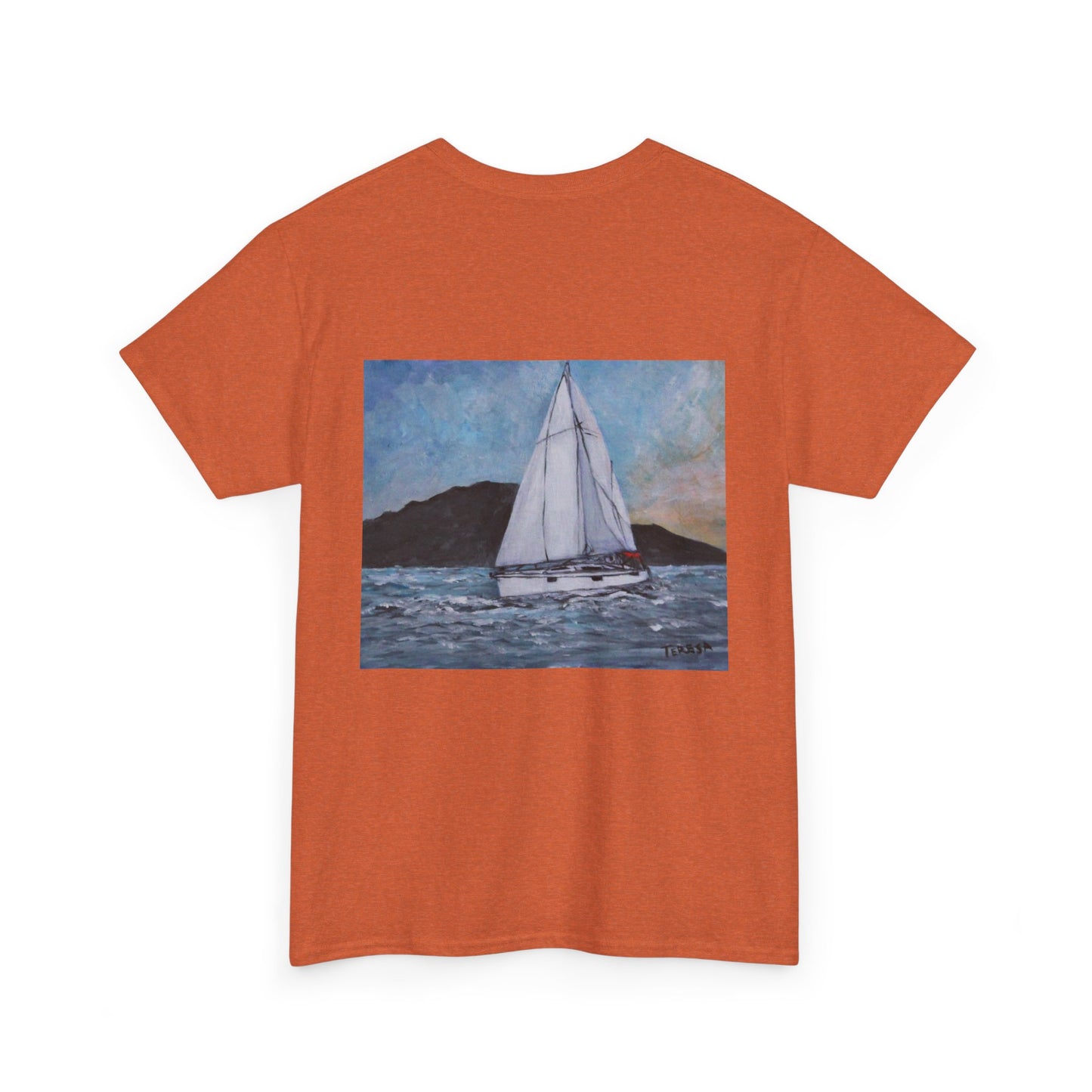 Smoothly Sailing - Amazing Unisex Heavy Cotton Short Sleeve Tee Shirts!