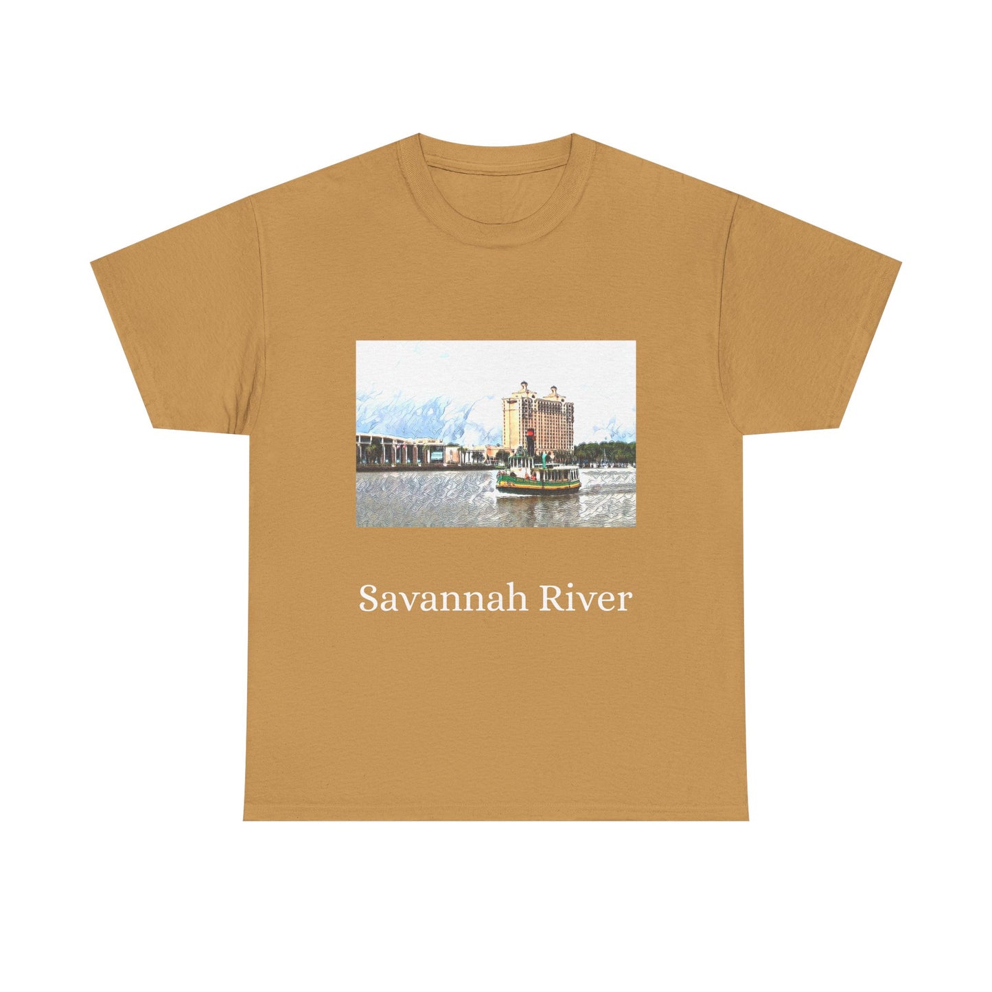 Savannah River- Amazing Unisex Heavy Cotton Short Sleeve Tee Shirts!