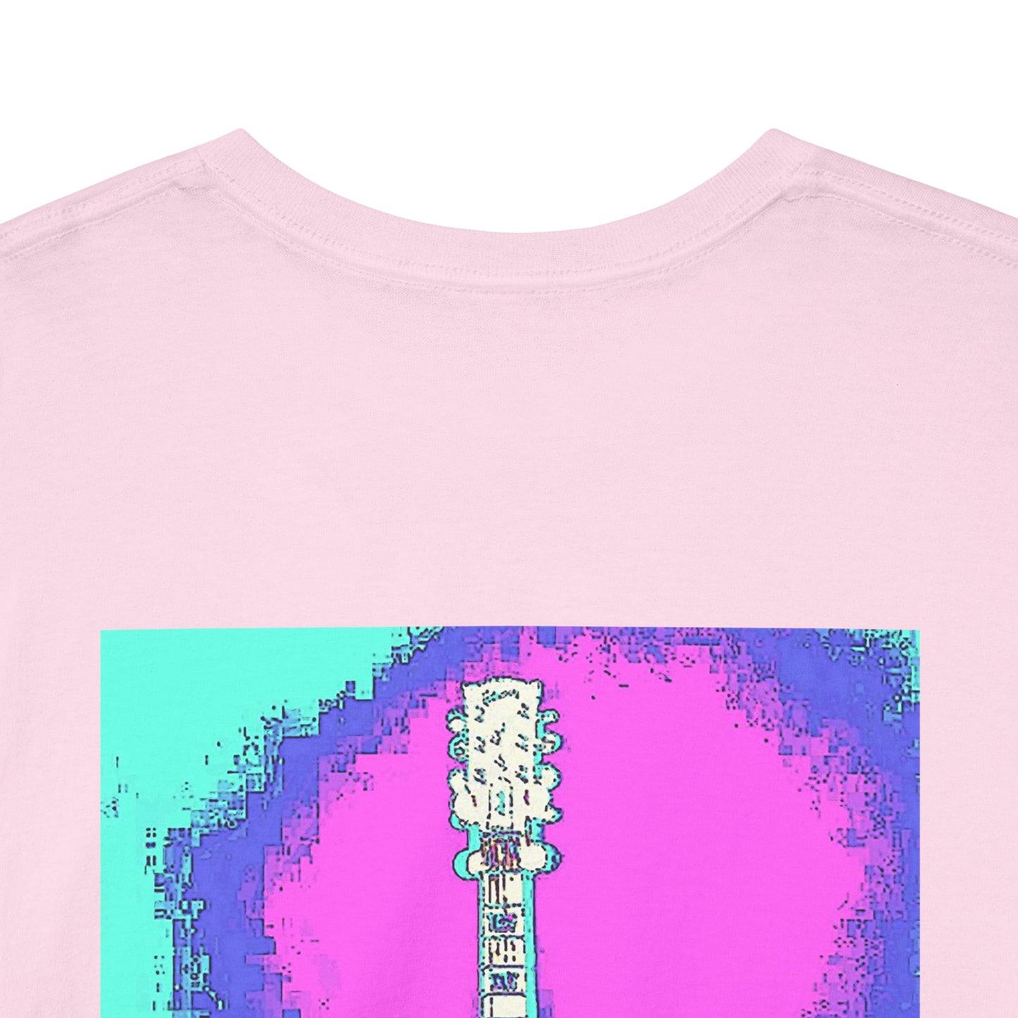 Psychedelic Guitar- Amazing Unisex Heavy Cotton Short Sleeve Tee Shirts!