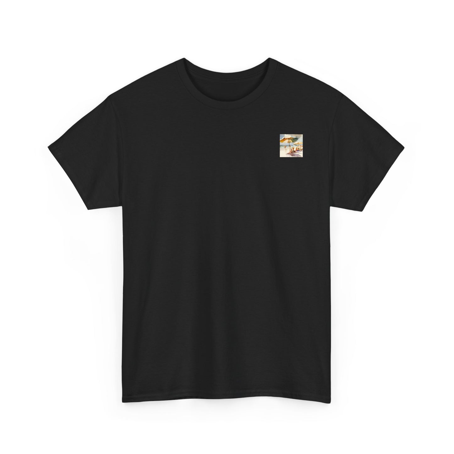 At the Beach Amazing Unisex Heavy Cotton Short Sleeve Tee Shirts!