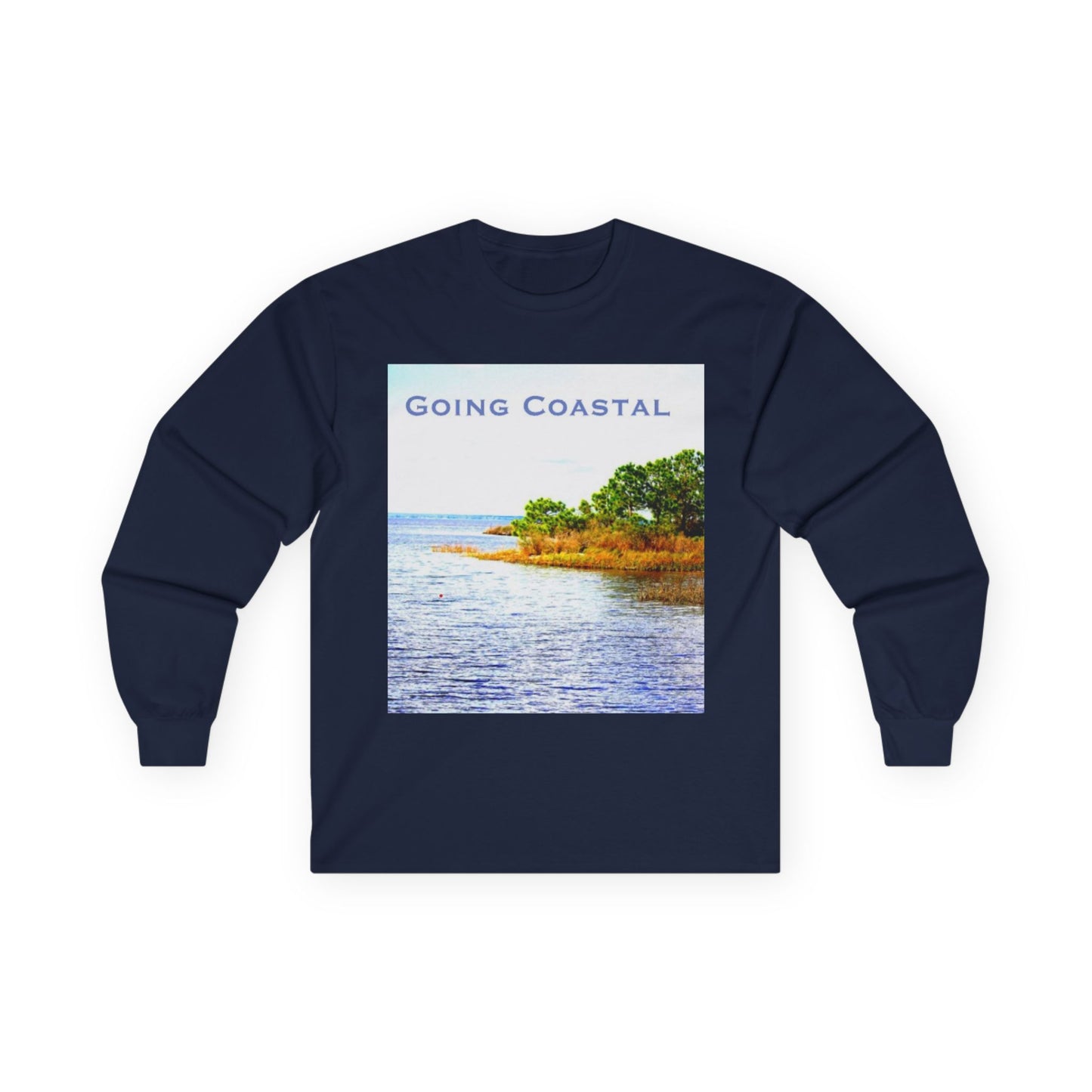 "Going Coastal" Long Sleeve Casual Unisex Tee Shirt