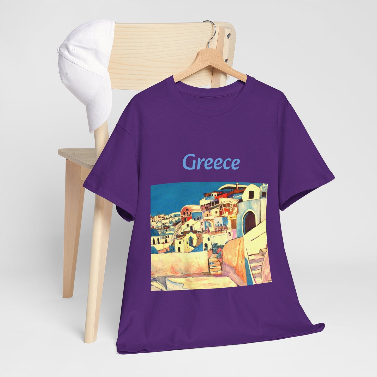 Greece - Amazing Unisex Heavy Cotton Short Sleeve Tee Shirts!