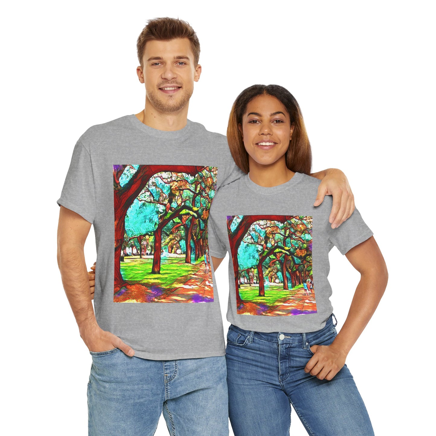 Savannah Walk -Amazing Unisex Heavy Cotton Short Sleeve Tee Shirts!