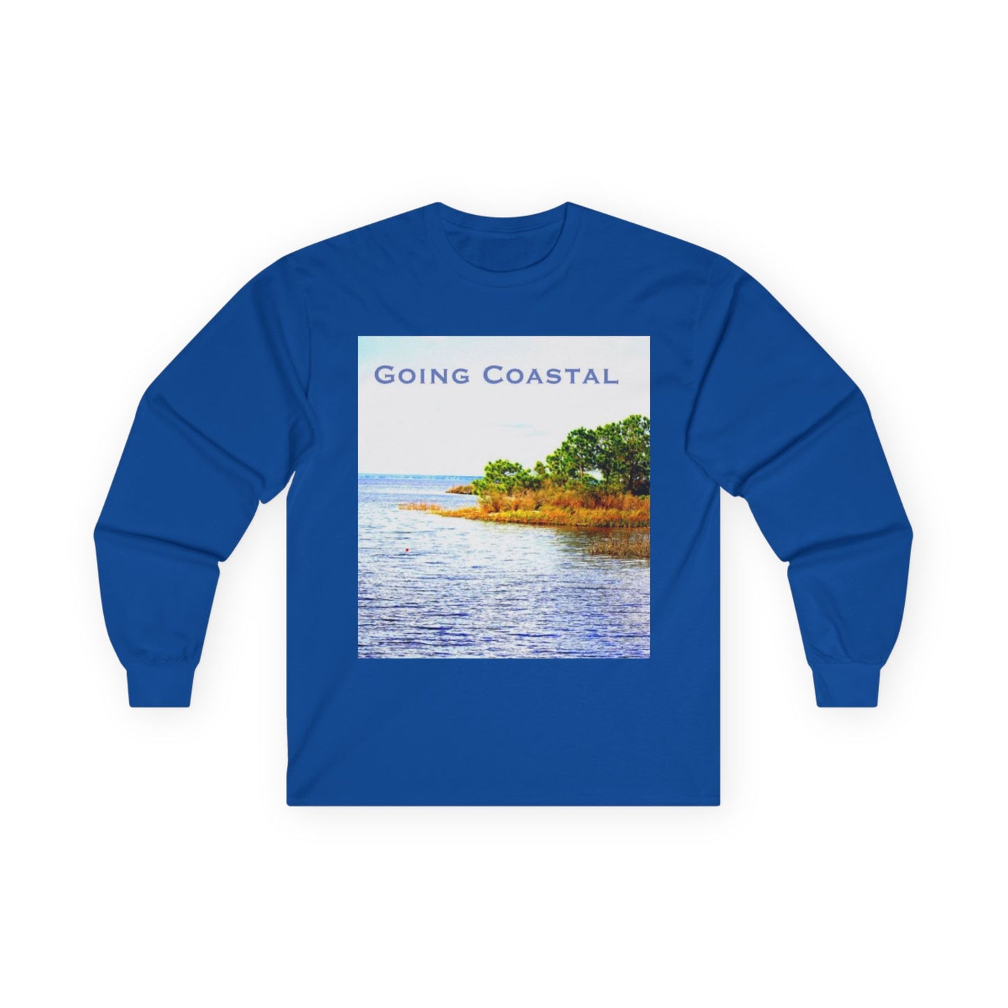 "Going Coastal" Long Sleeve Casual Unisex Tee Shirt