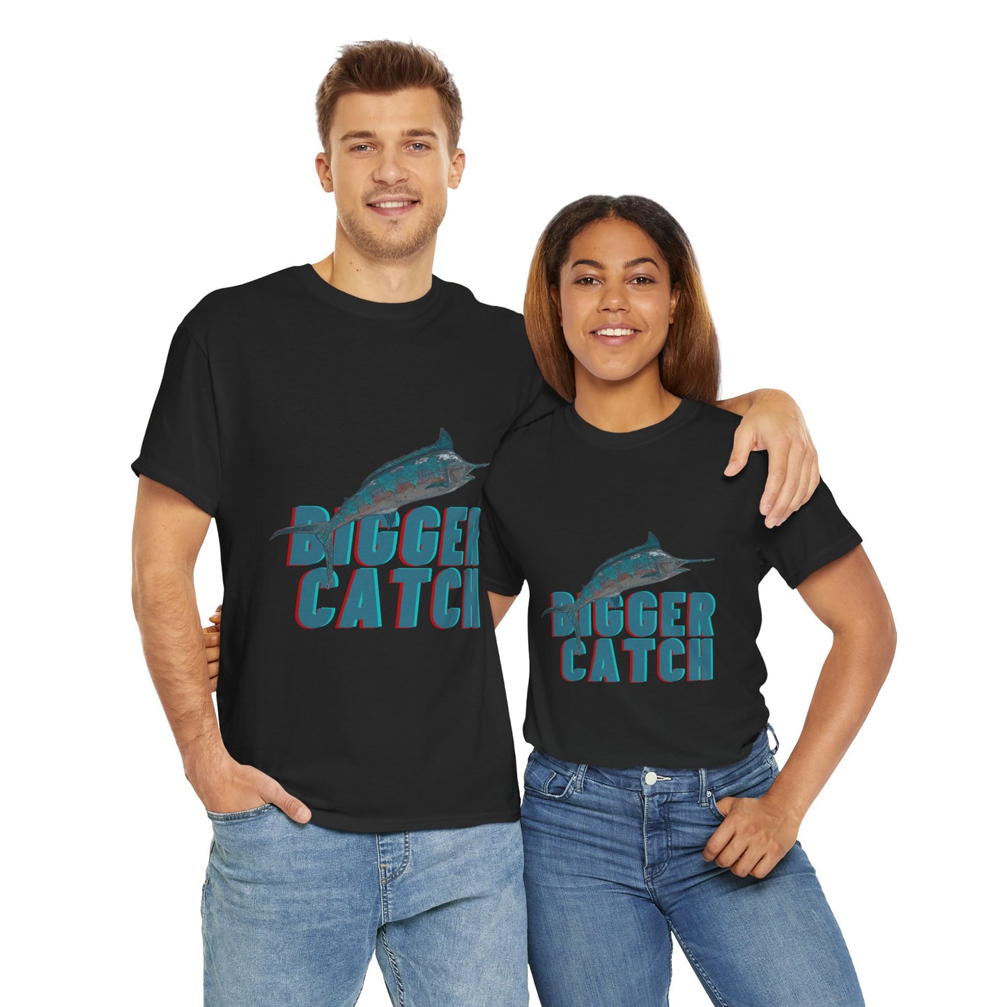 Big Catch - Amazing Unisex Heavy Cotton Short Sleeve Tee Shirts!