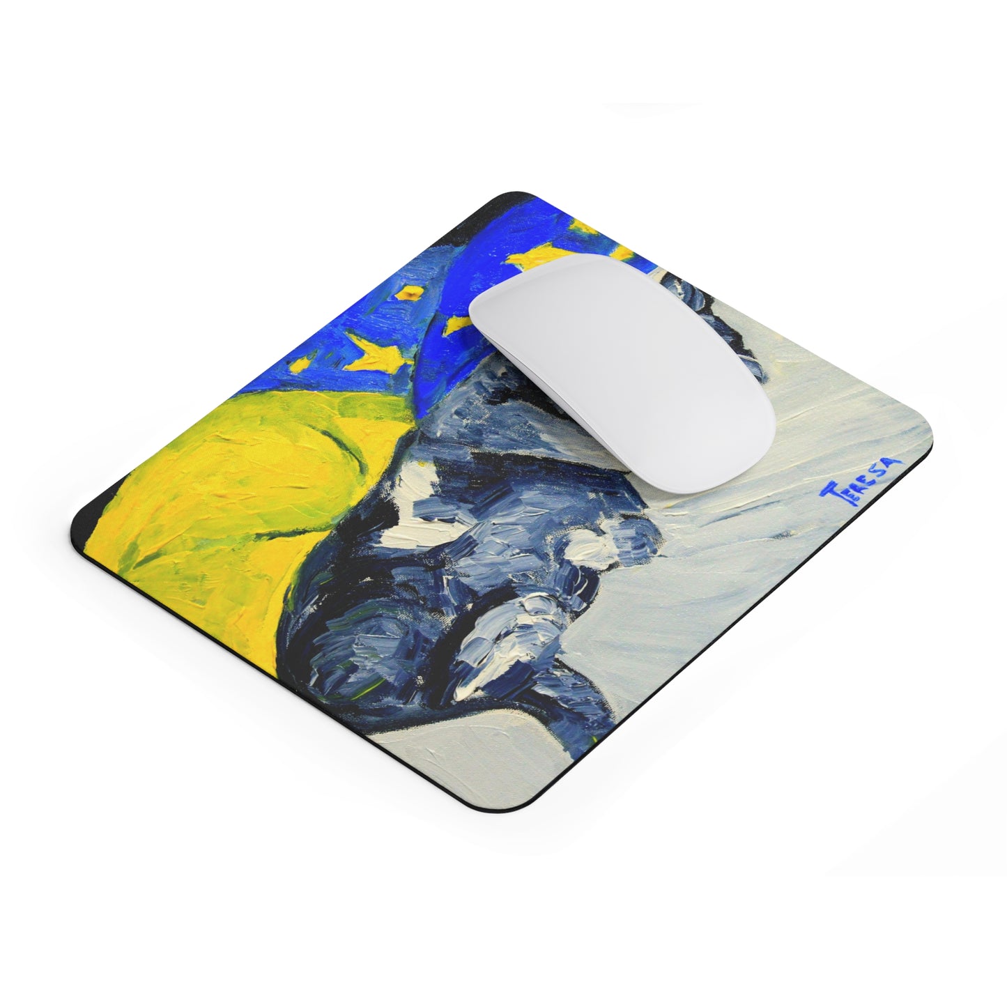 Sleeping Kitty Mousepad