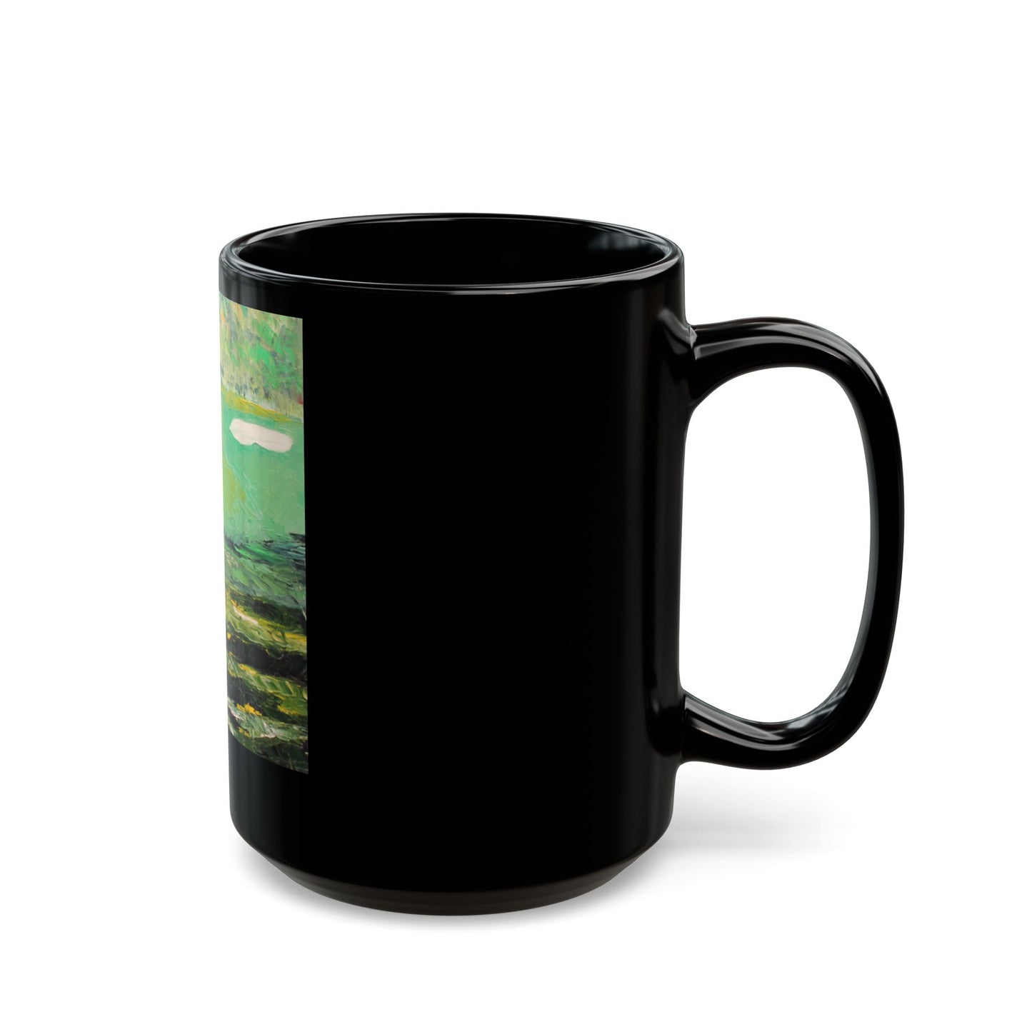 Master's Golf Course - 11 oz or 15 oz Ceramic Black Mugs