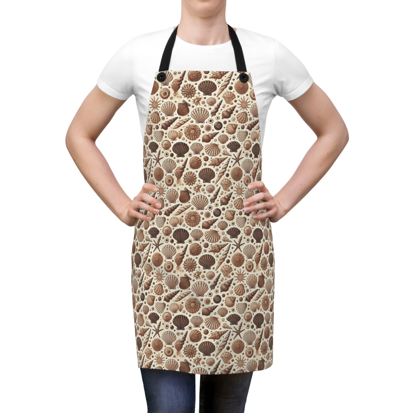 Brown Sea Shells -Apron