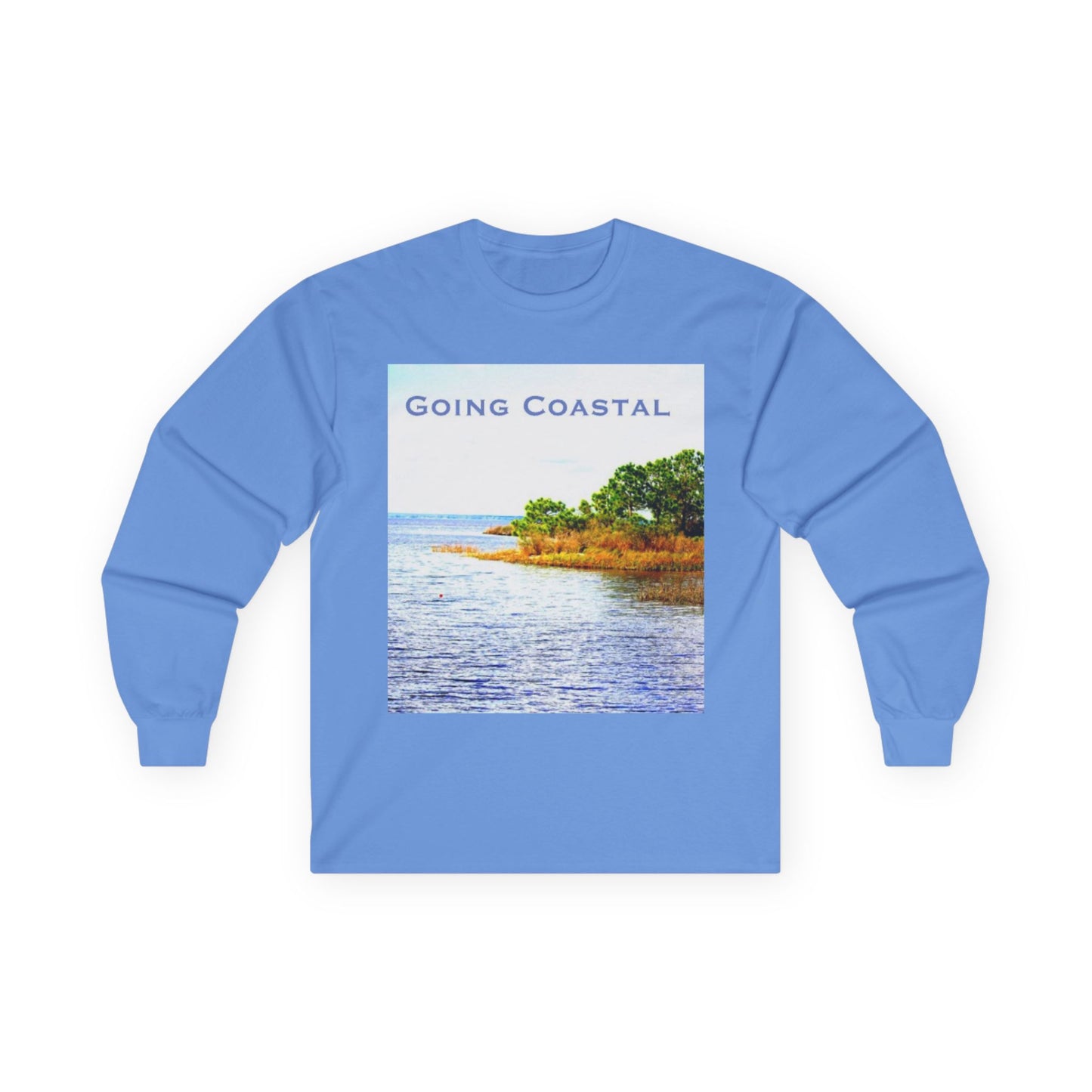 "Going Coastal" Long Sleeve Casual Unisex Tee Shirt