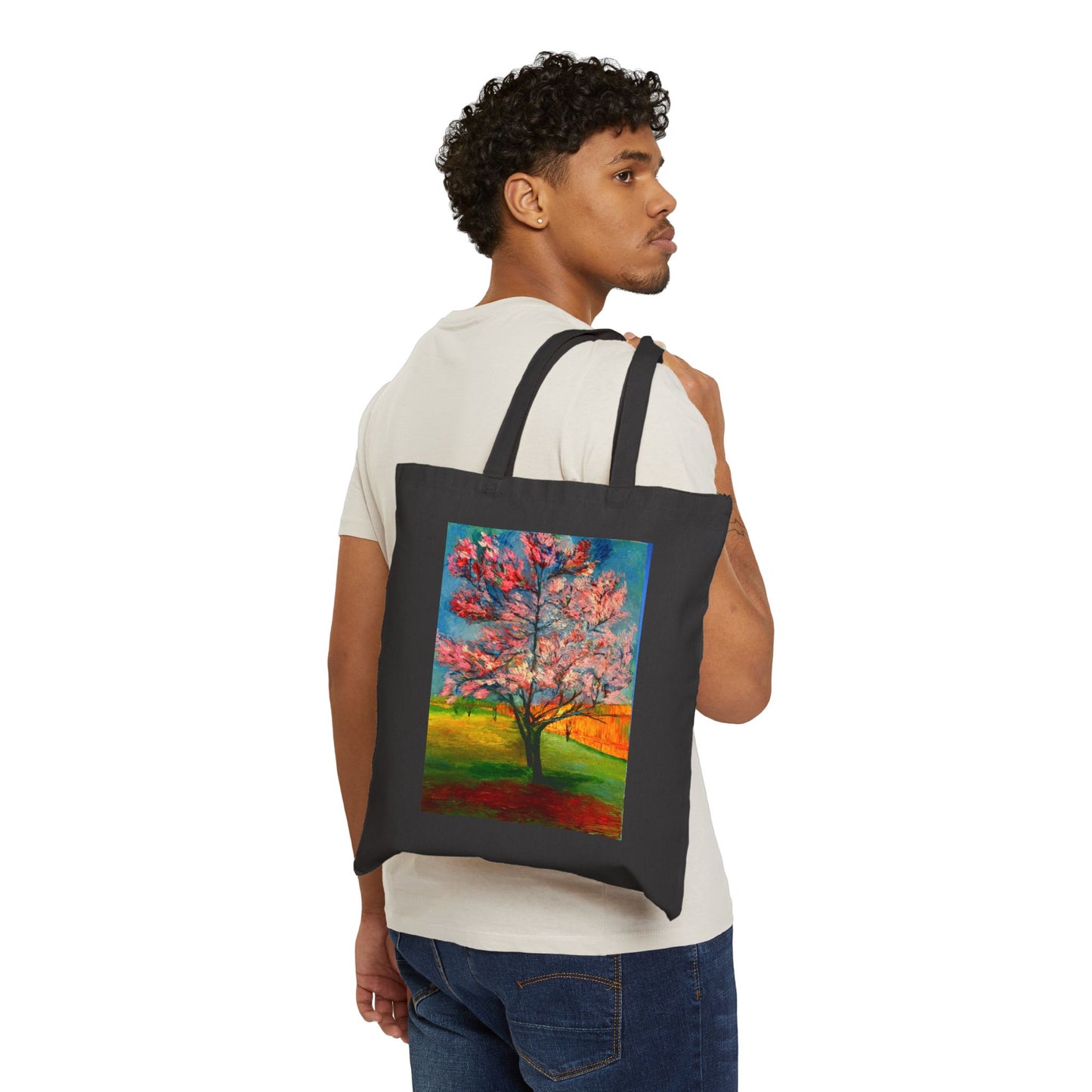 "My Van Gogh" Stylish Cotton Canvas Tote Bag
