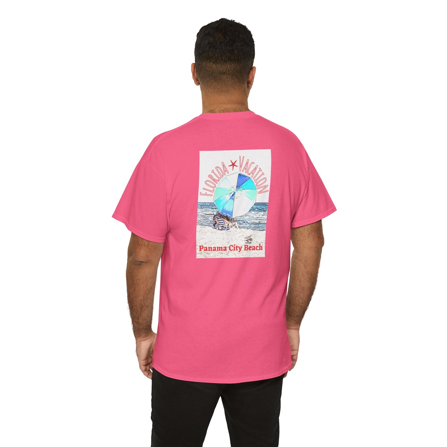 Florida Vacation Panama -Amazing Unisex Heavy Cotton Short Sleeve Tee Shirts!