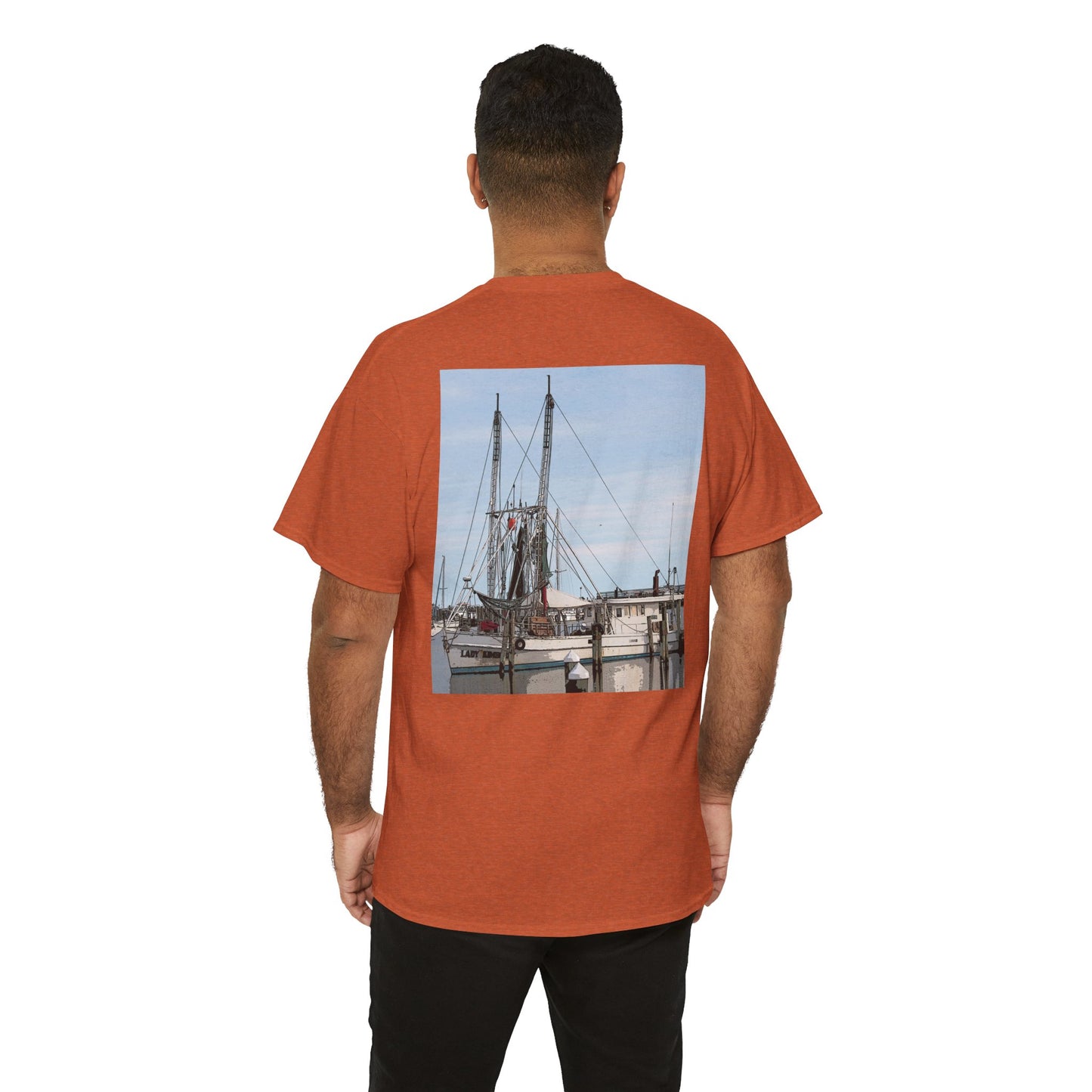 Shrimp Boat- Amazing Unisex Heavy Cotton Short Sleeve Tee Shirts!