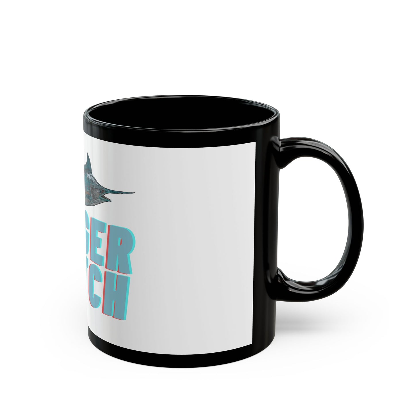 Big Catch - 11 oz or 15 oz Ceramic Black Mugs