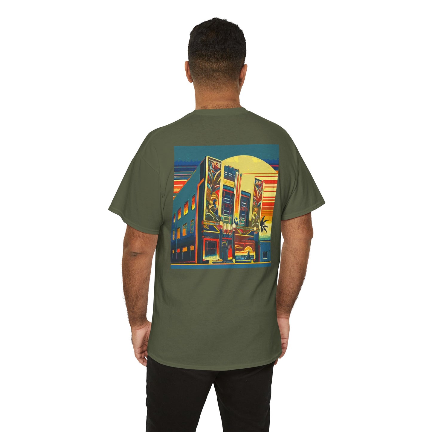 Art Deco Theatre - Amazing Unisex Heavy Cotton Short Sleeve Tee Shirts!