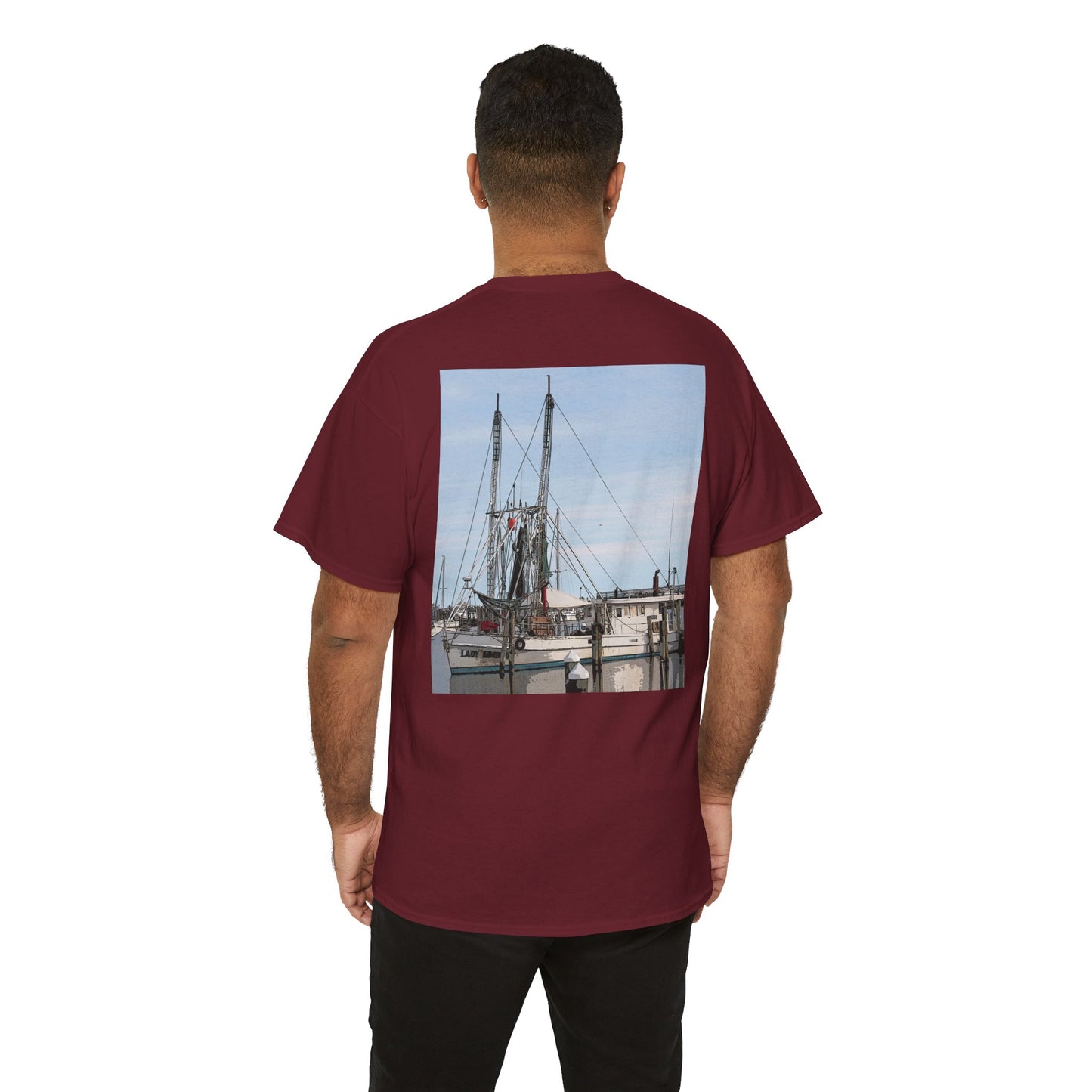 Shrimp Boat- Amazing Unisex Heavy Cotton Short Sleeve Tee Shirts!
