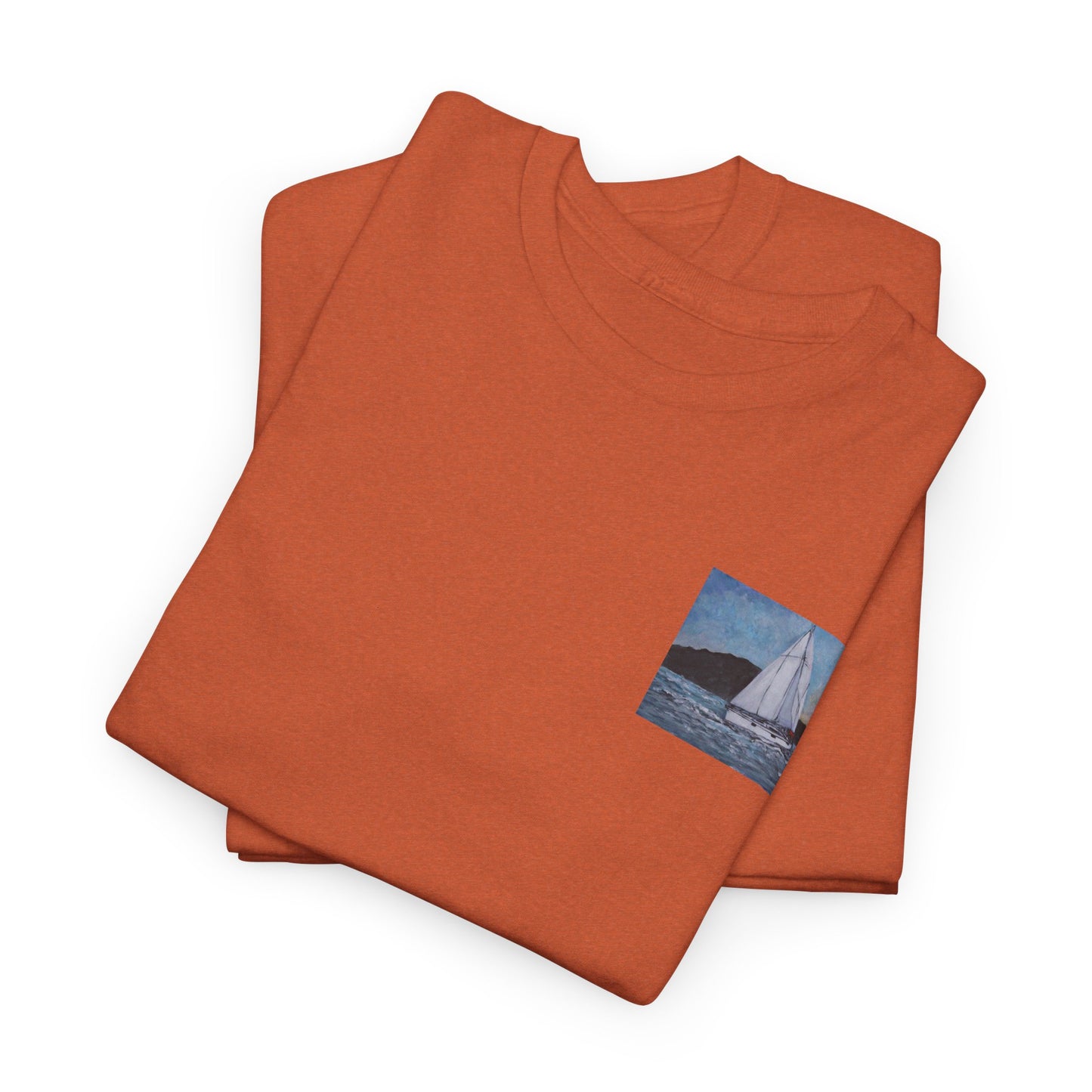 Smoothly Sailing - Amazing Unisex Heavy Cotton Short Sleeve Tee Shirts!