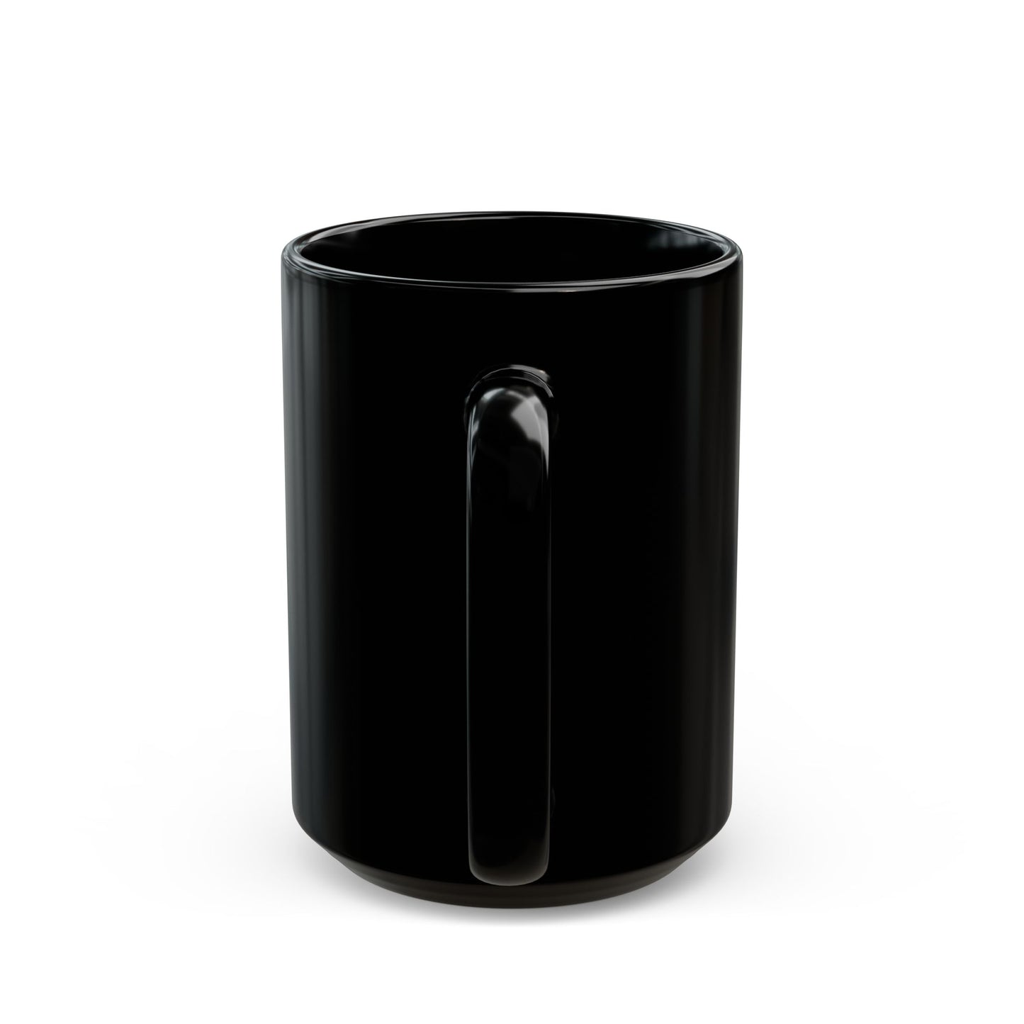 Miss Libery - 11 oz or 15 oz Ceramic Black Mugs