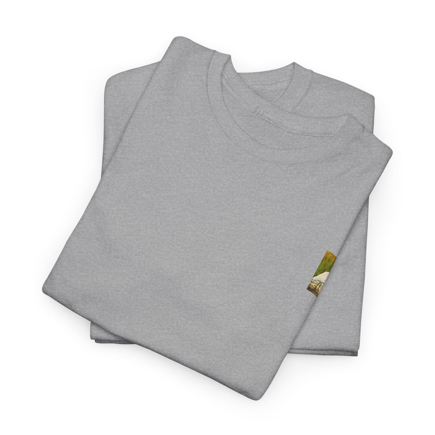White Egret- Amazing Unisex Heavy Cotton Short Sleeve Tee Shirts!