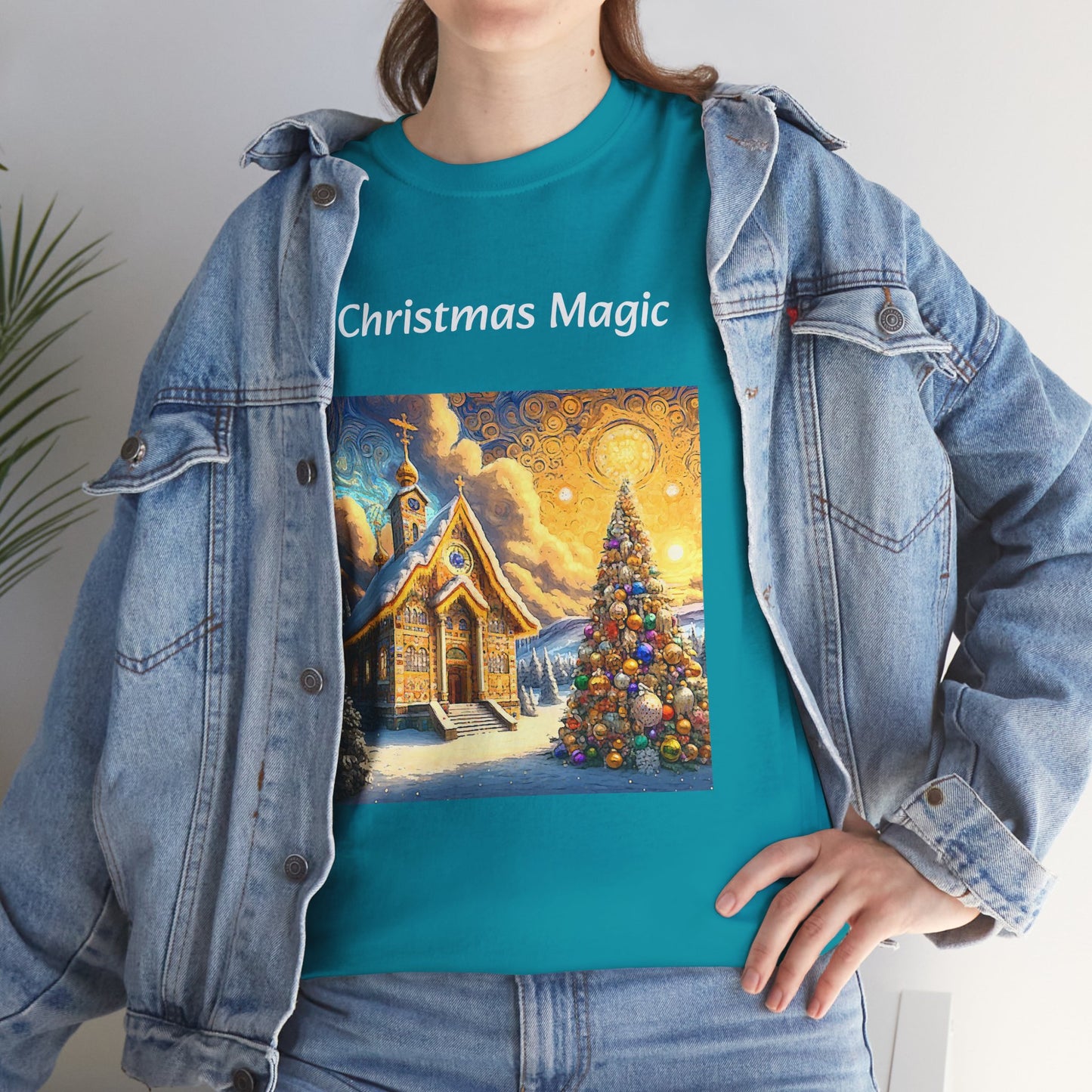 Magic Christmas Amazing Unisex Heavy Cotton Short Sleeve Tee Shirts!