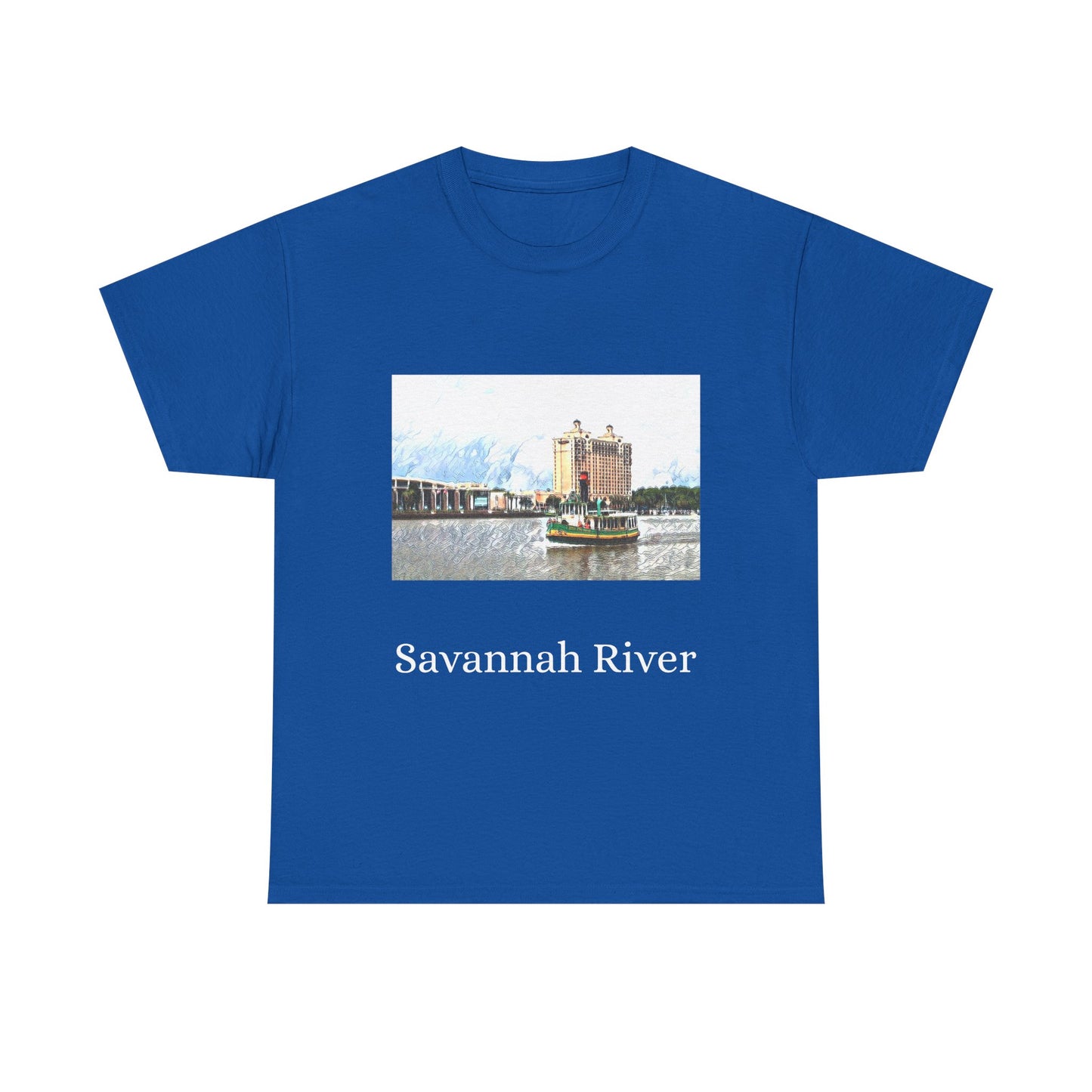 Savannah River- Amazing Unisex Heavy Cotton Short Sleeve Tee Shirts!