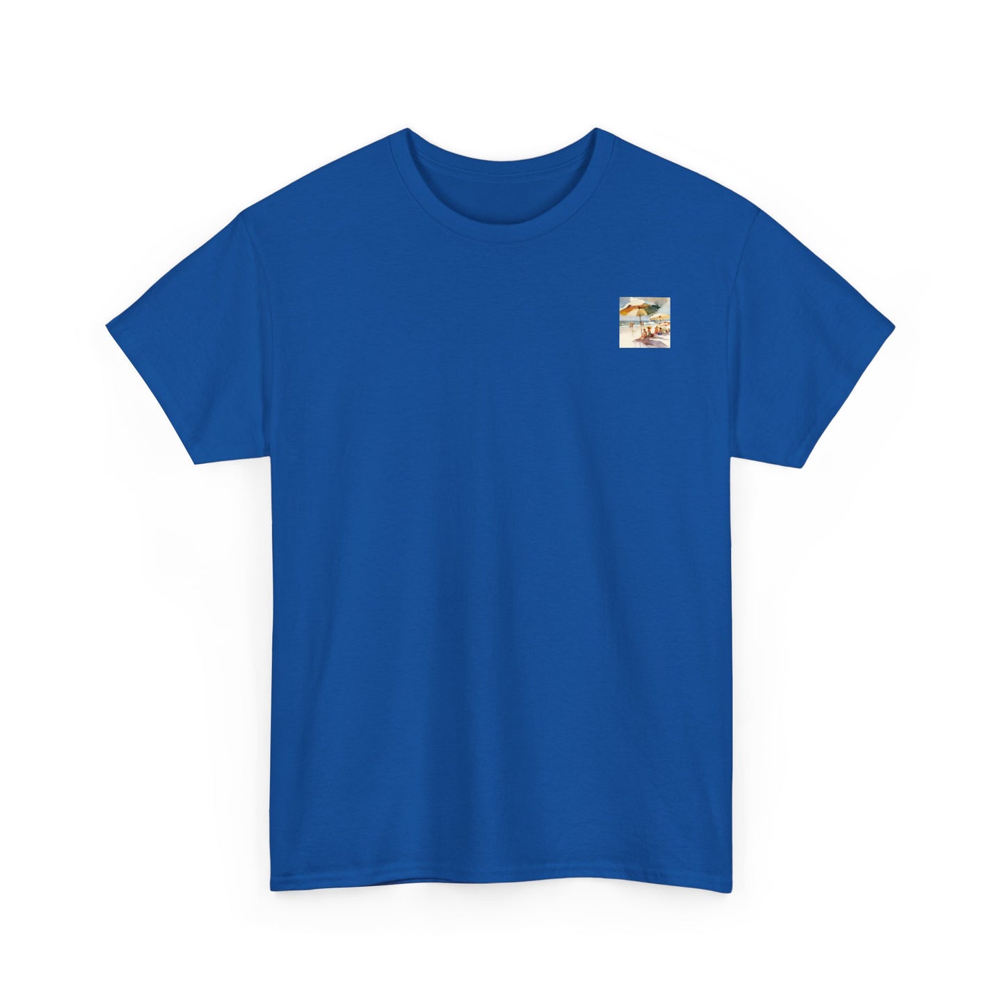 At the Beach Amazing Unisex Heavy Cotton Short Sleeve Tee Shirts!