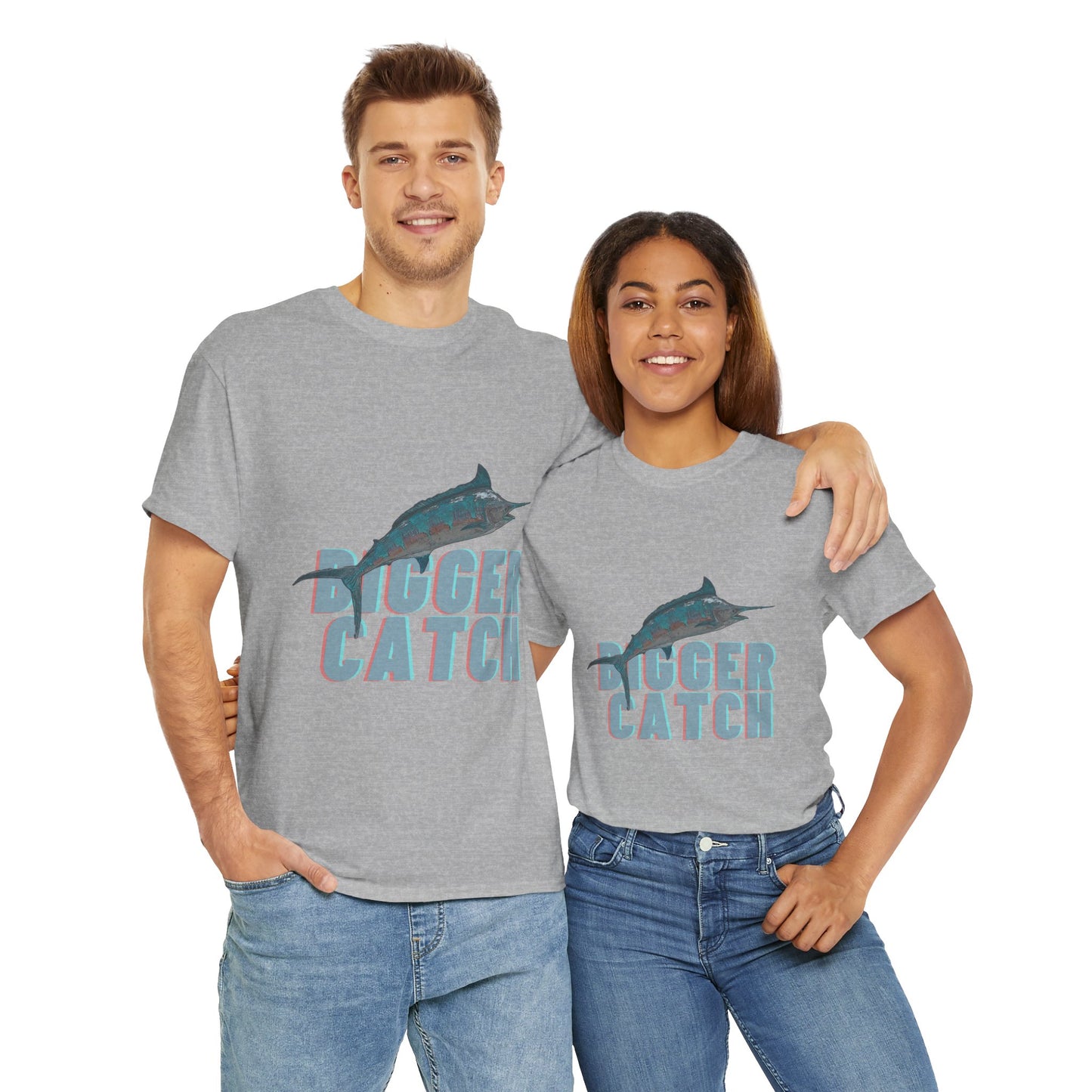 Big Catch - Amazing Unisex Heavy Cotton Short Sleeve Tee Shirts!