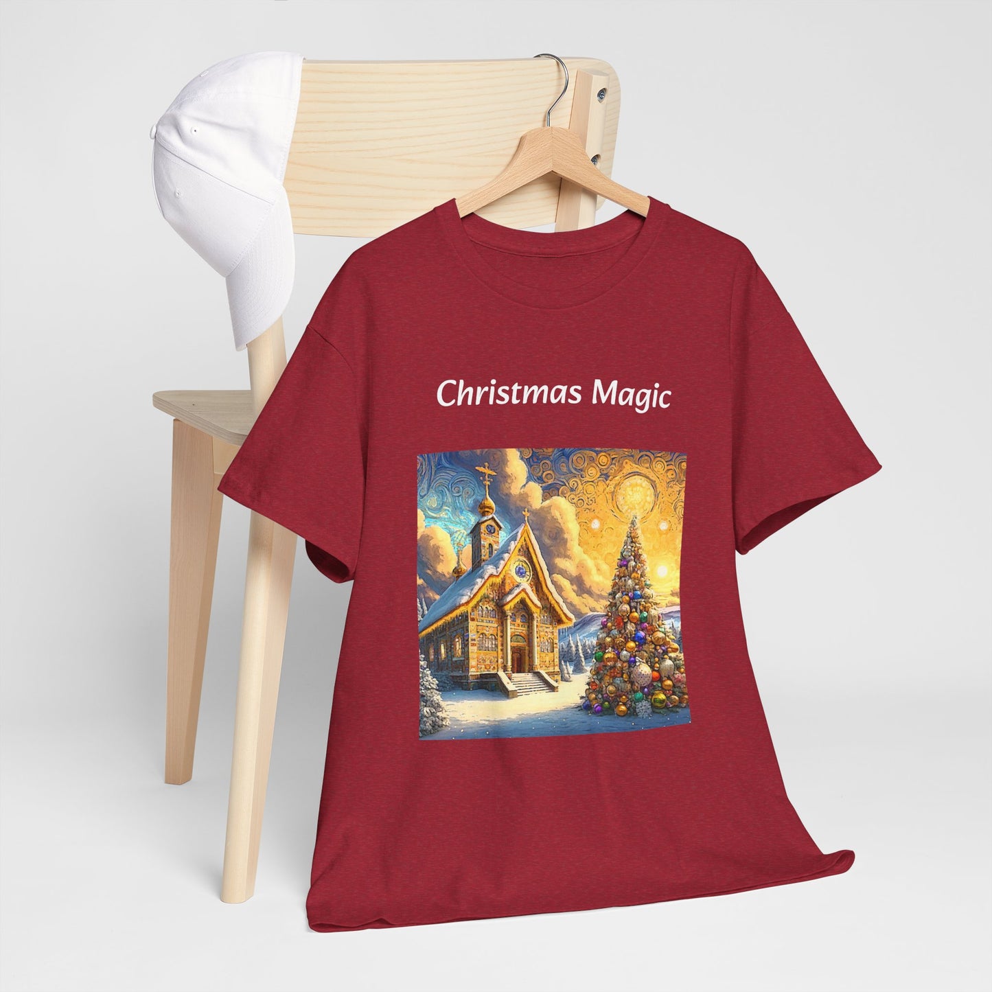 Magic Christmas Amazing Unisex Heavy Cotton Short Sleeve Tee Shirts!